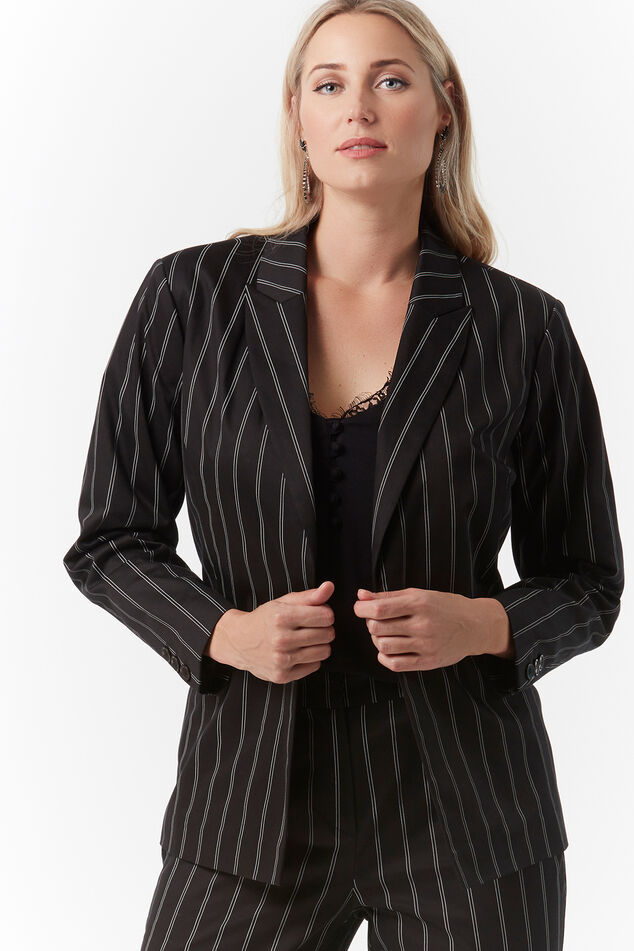 Blazer met krijtstreep image number 3