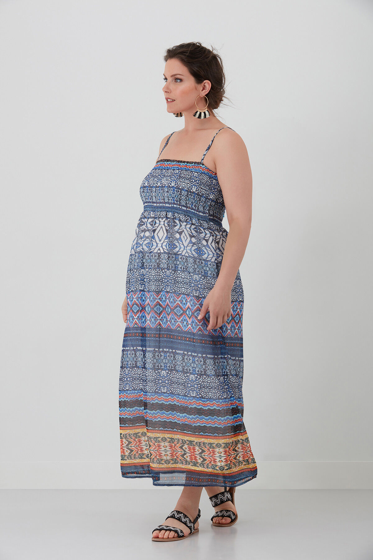 Maxi jurk met print  image number 3