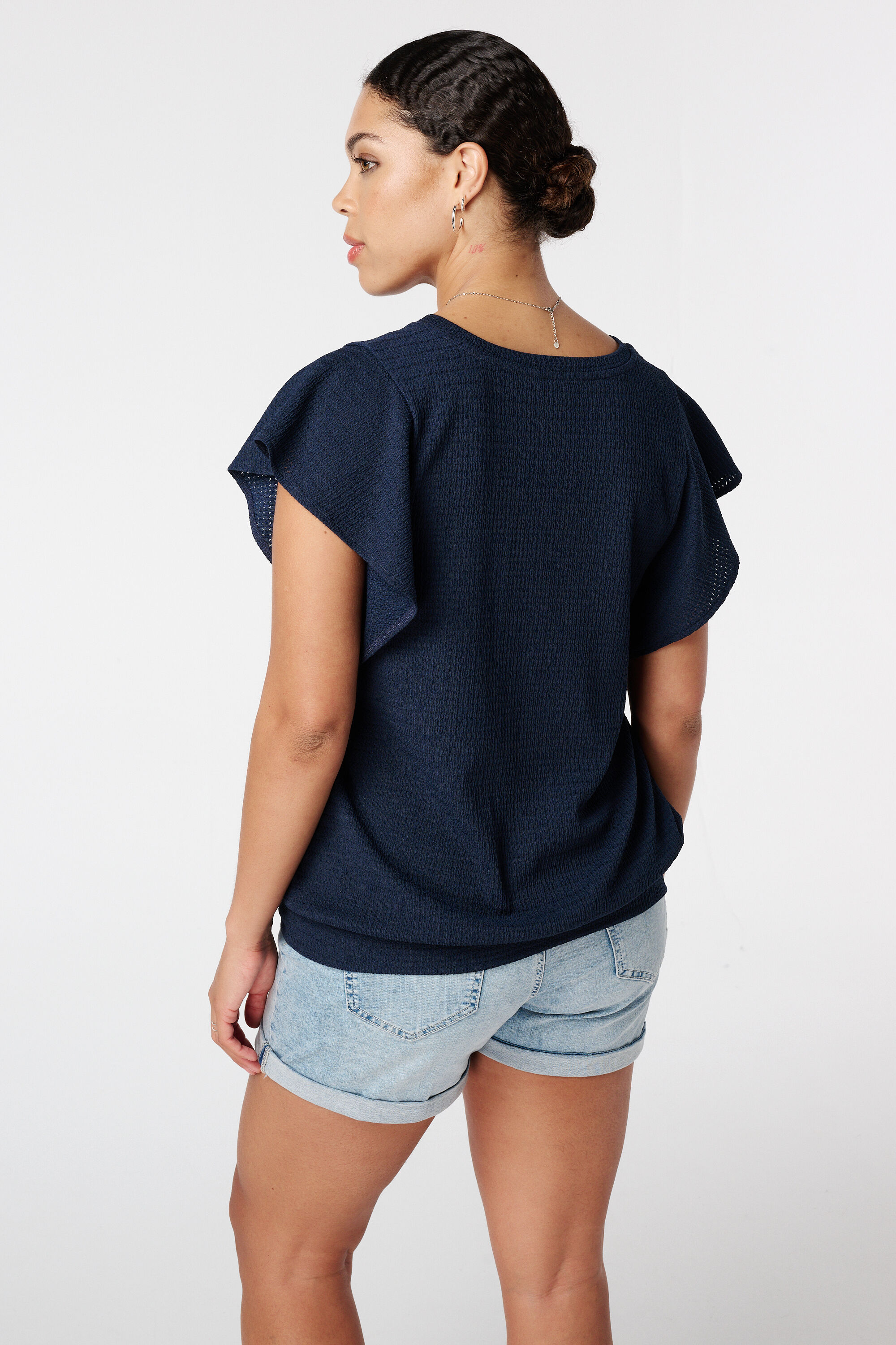 Top met vlindermouwen image number 3