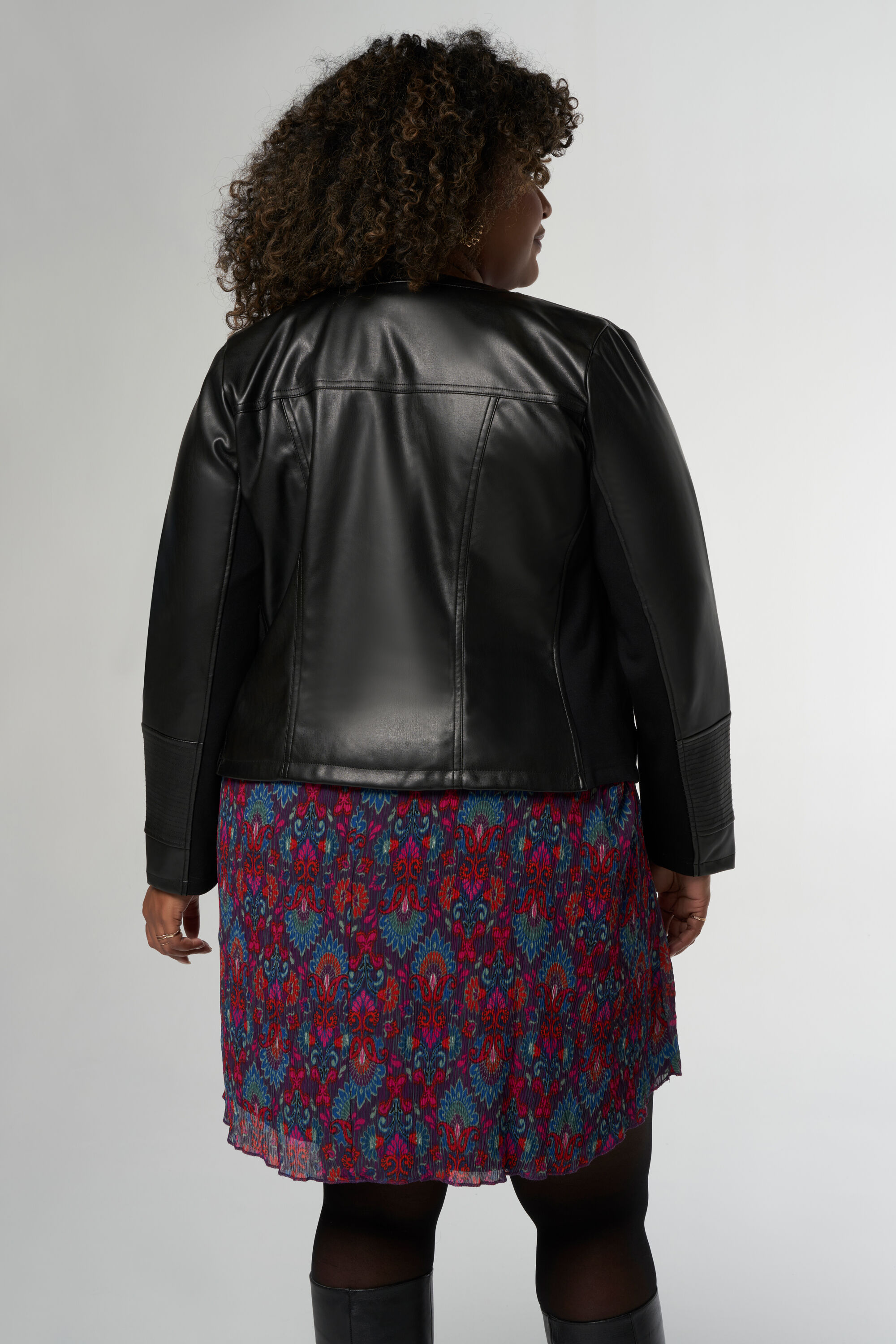 Jas van imitatieleer image number 2