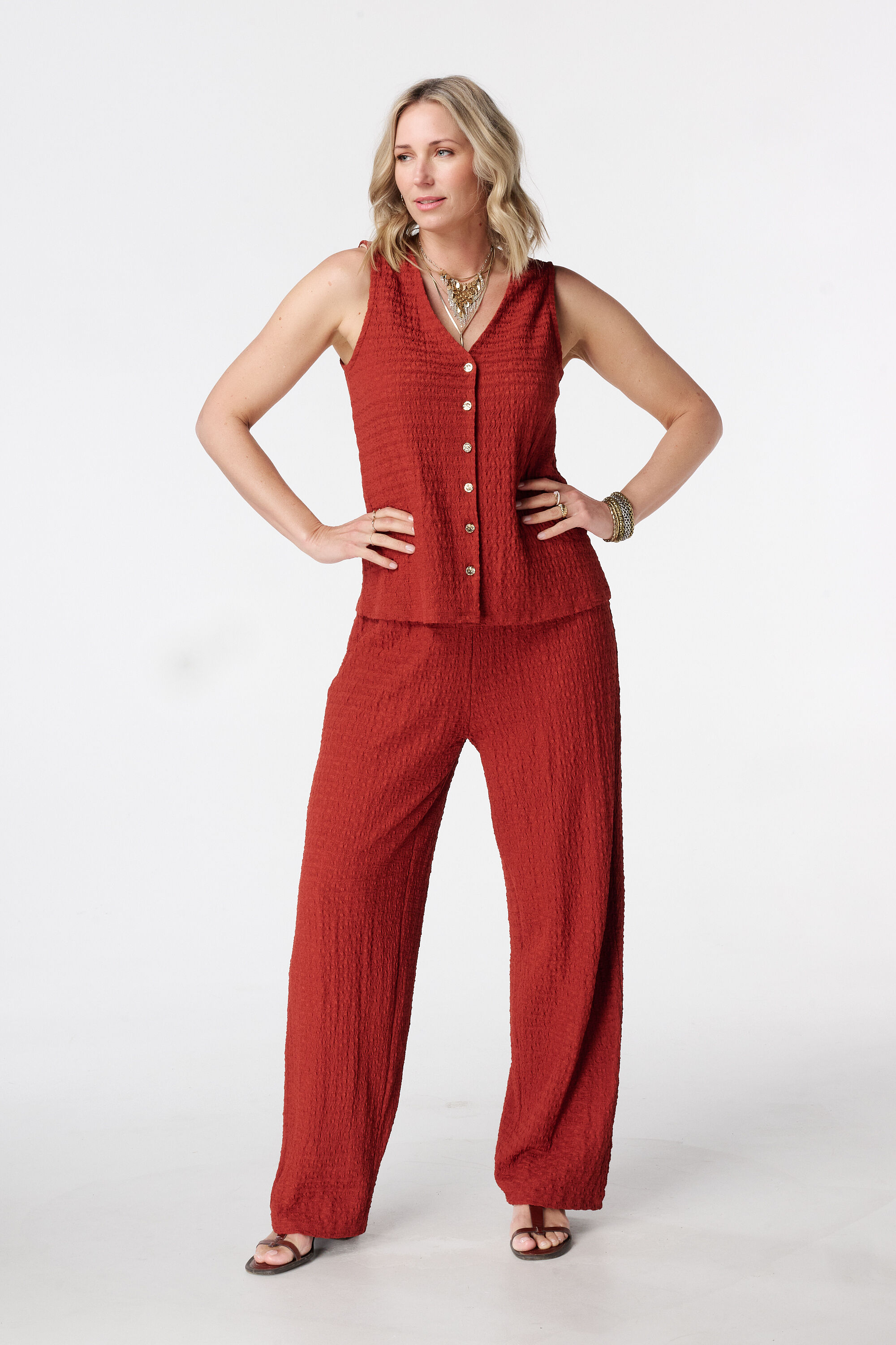 Top met knoopsluiting image number 5