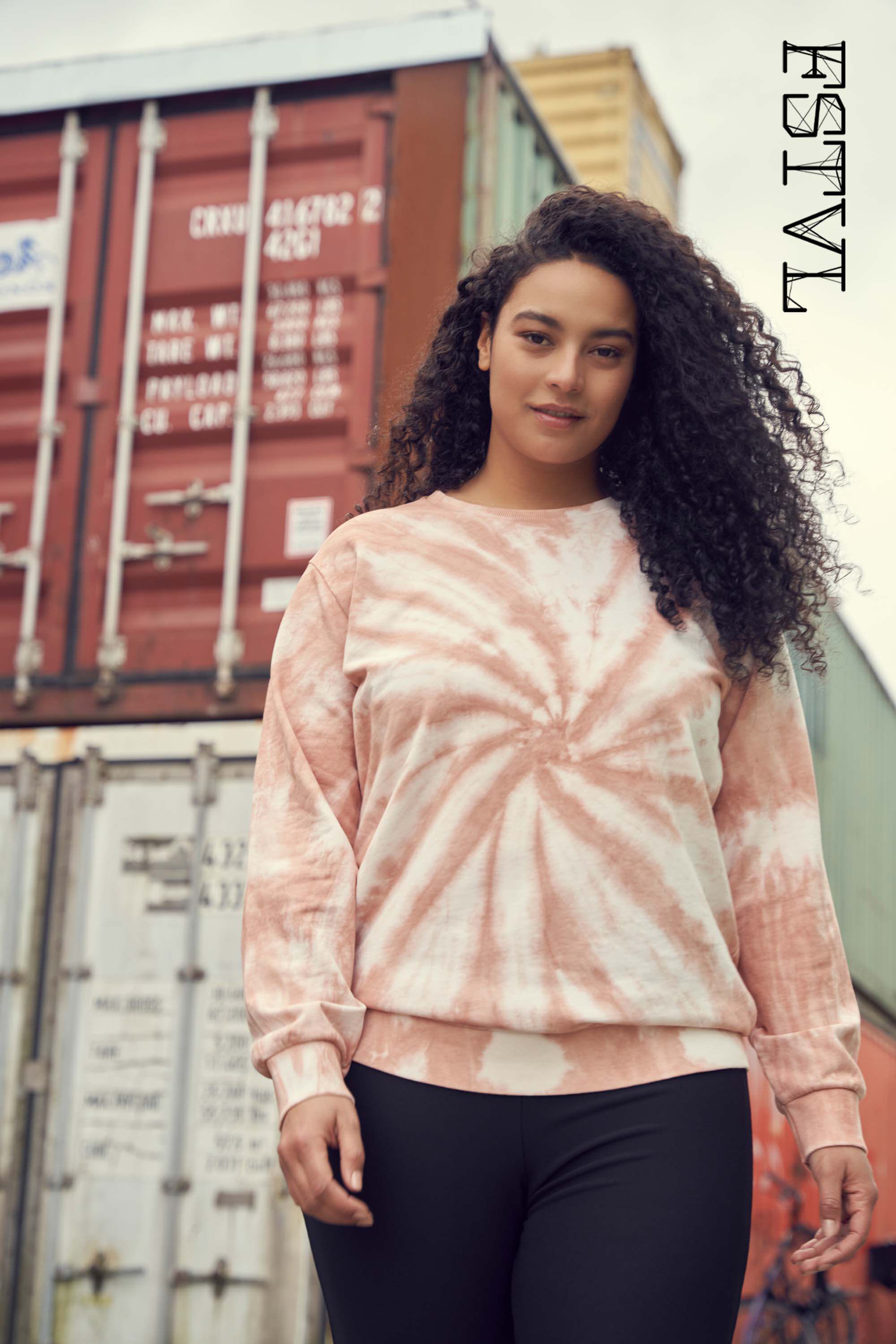 Dames Sweater met tie dye print MS Mode