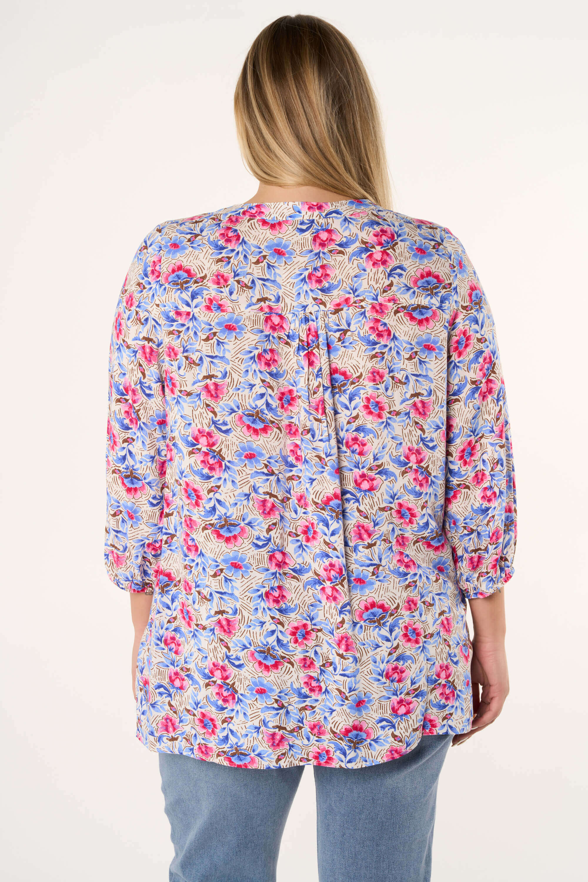 Blouse met ballonmouwen image number 3