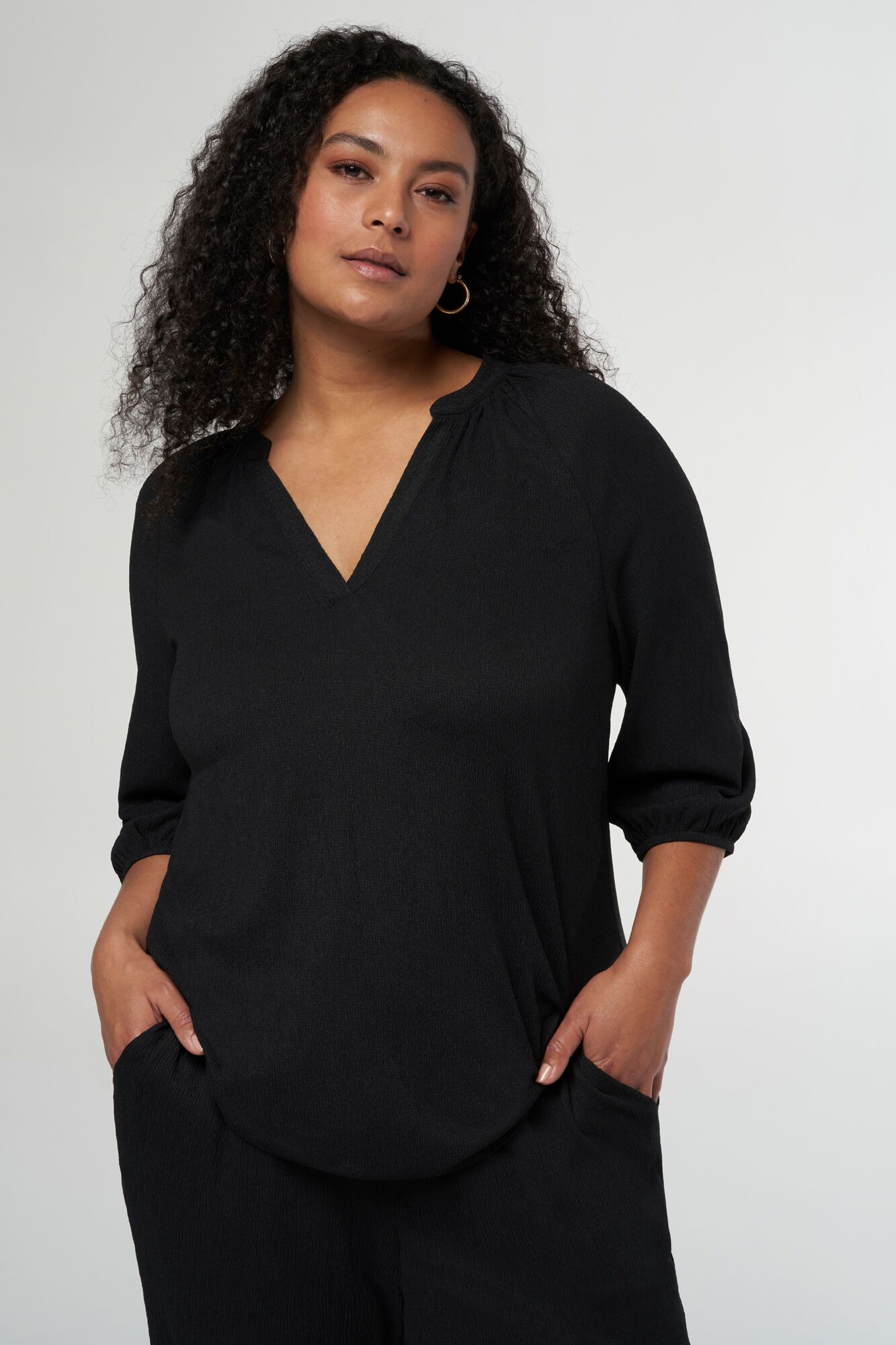 Top met drie kwart mouwen  image number 5