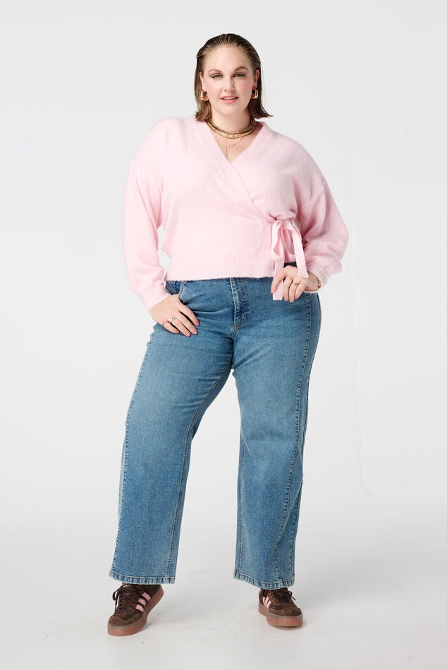 Overslag vest met strikceintuur image number 3