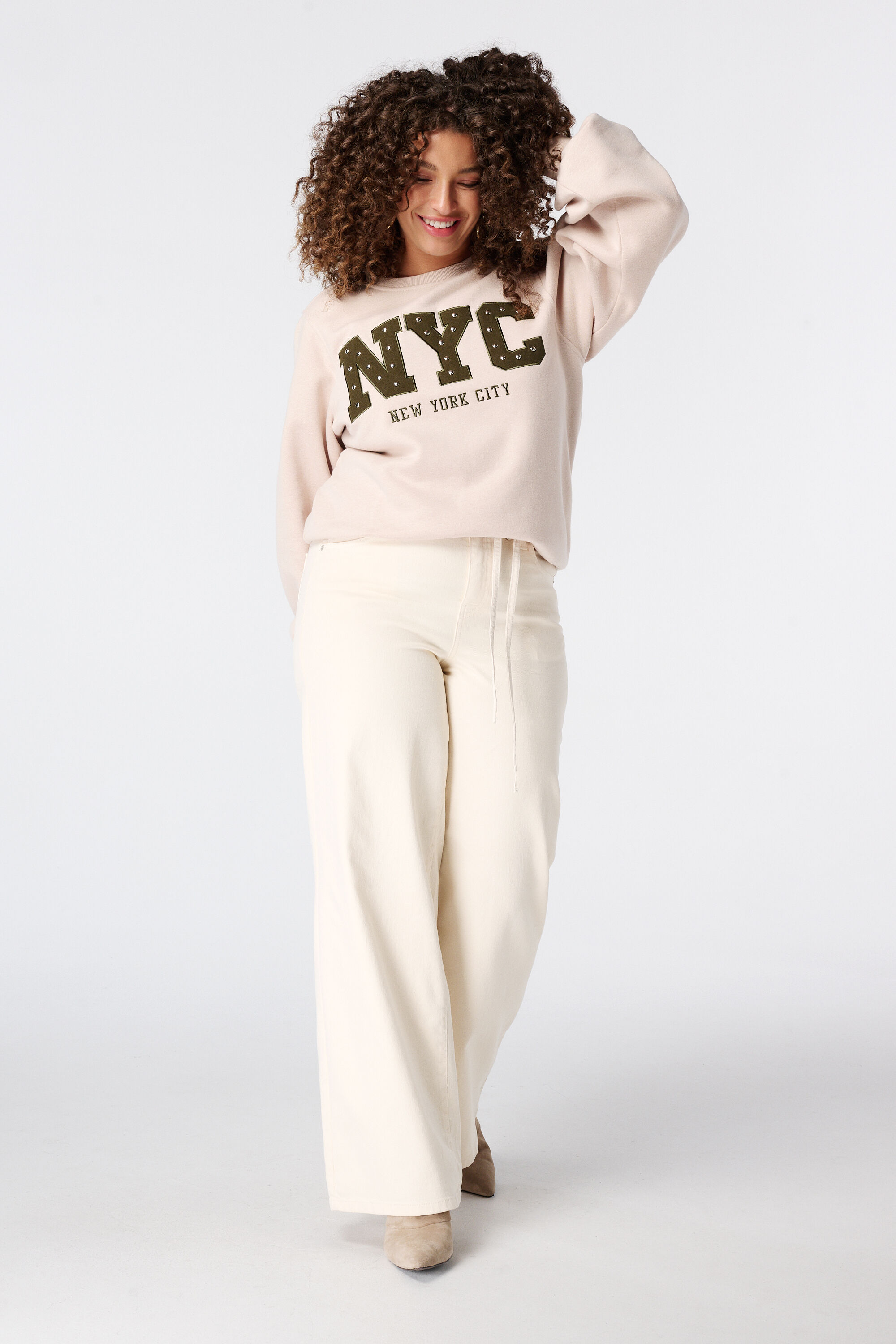 Sweater met tekst image number 5