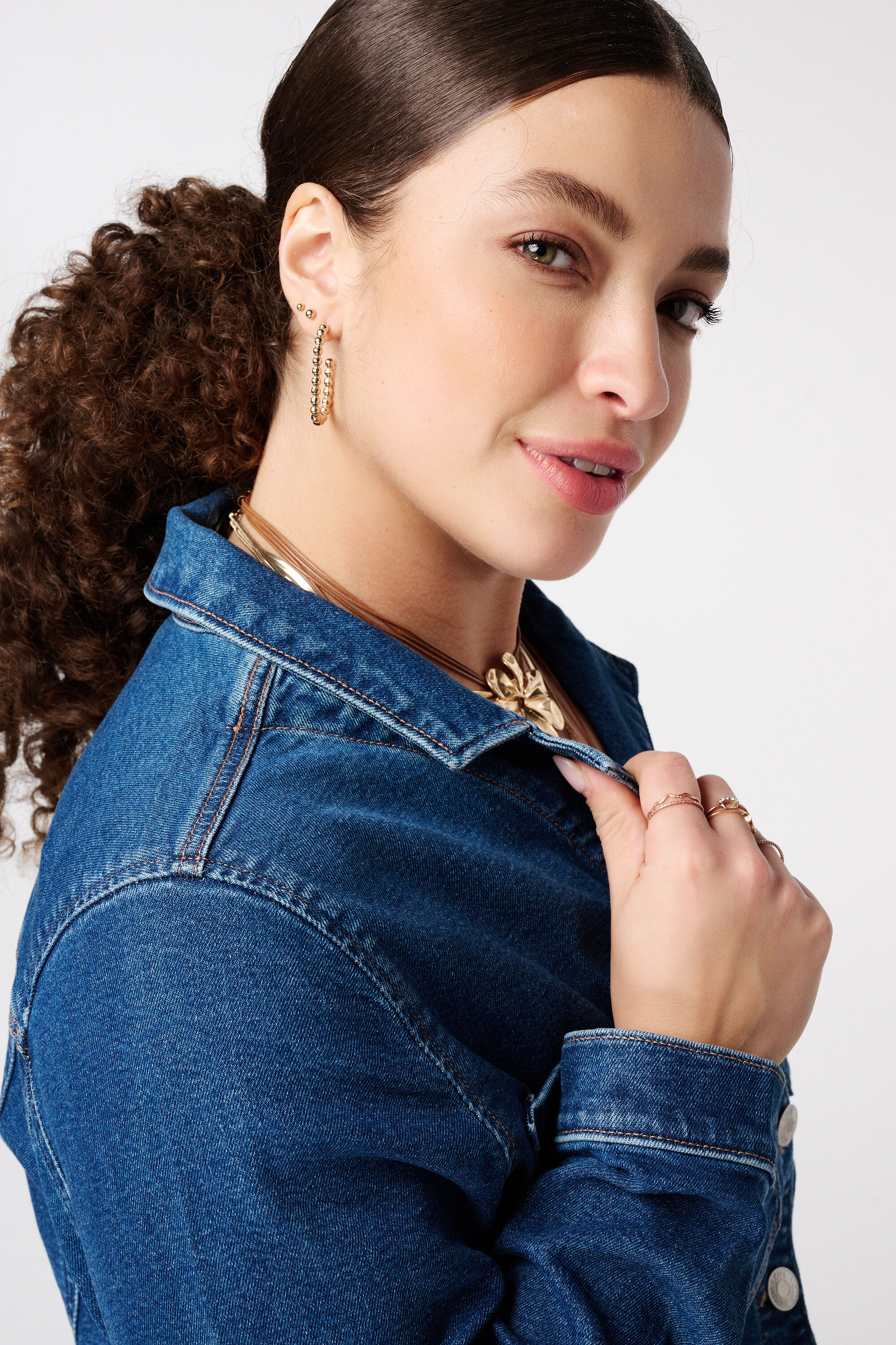 Denim jumpsuit image number 4