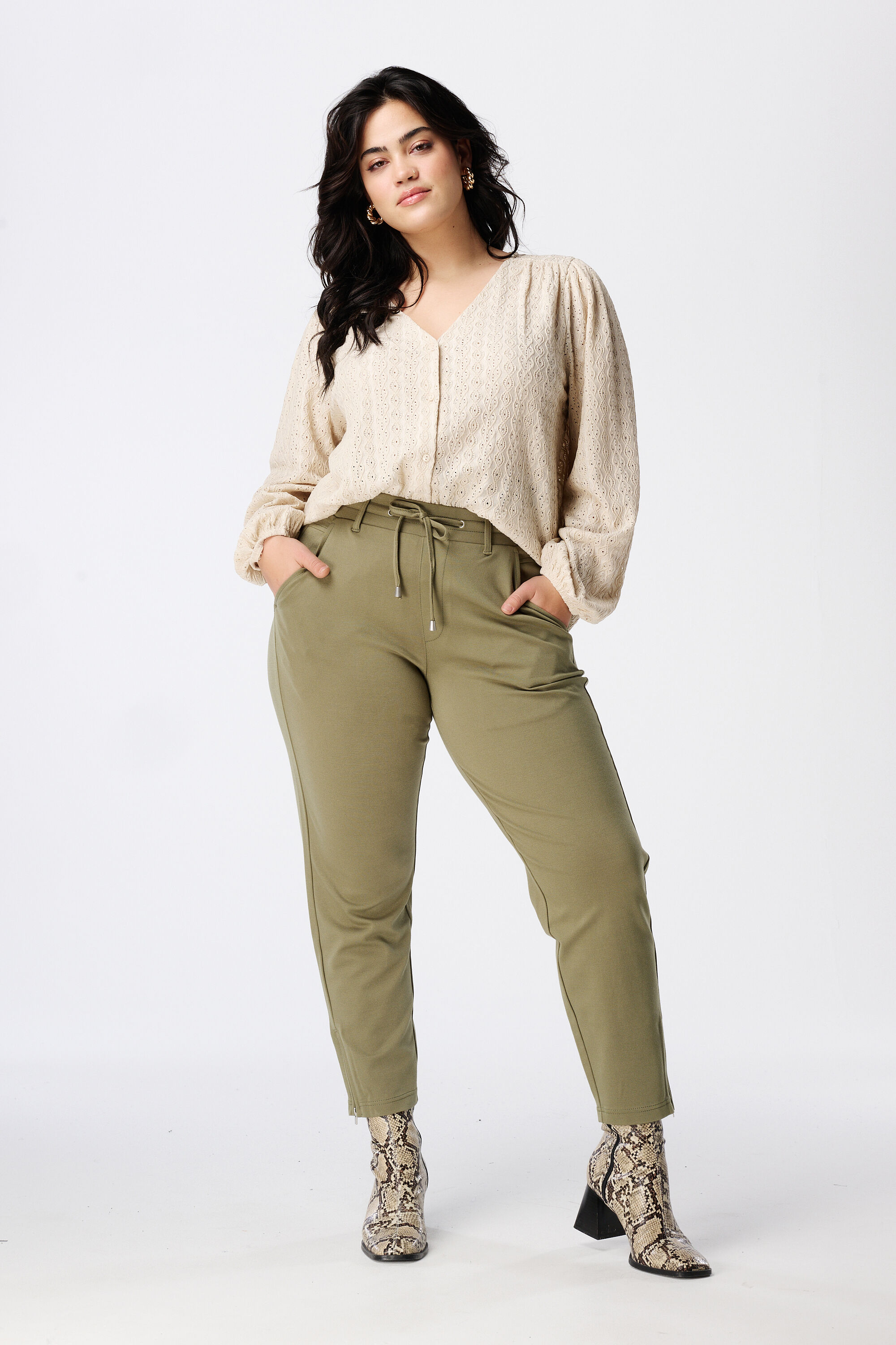 Top met broderie image number 5