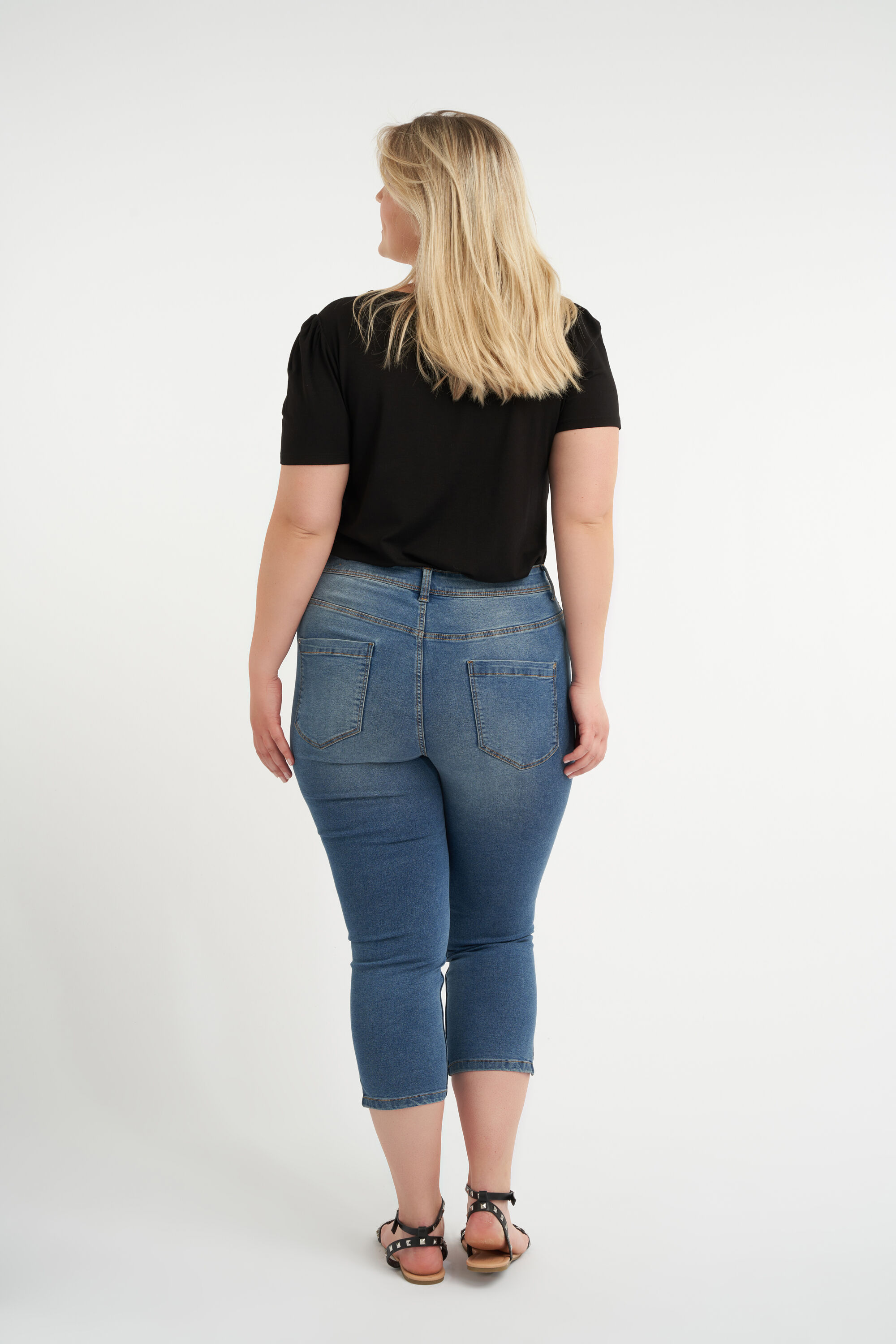 Capri broek met details image number 3