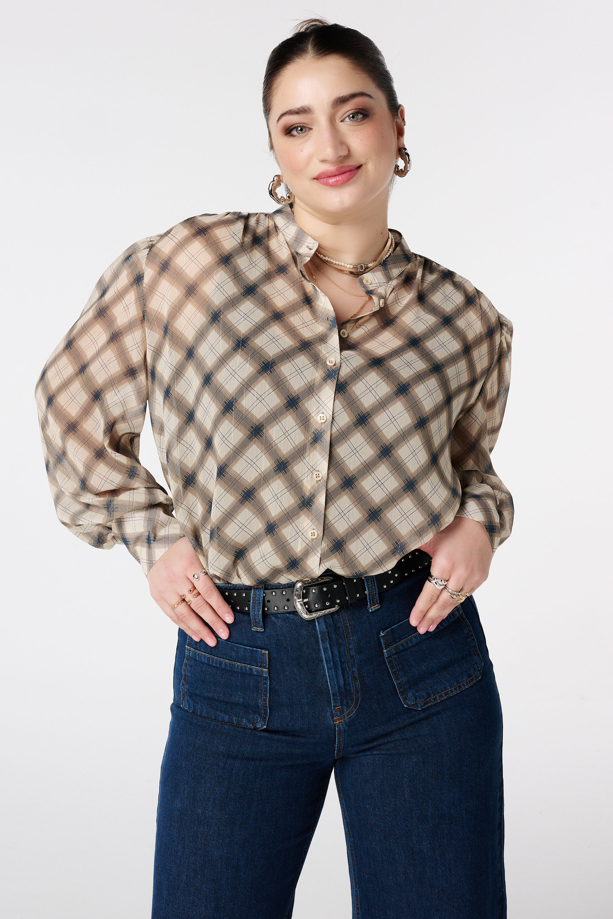 Riem met studs en gesp