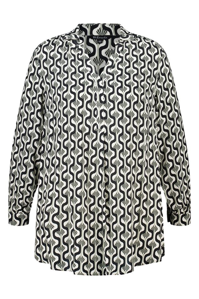 Oversized blouse met print image number 1