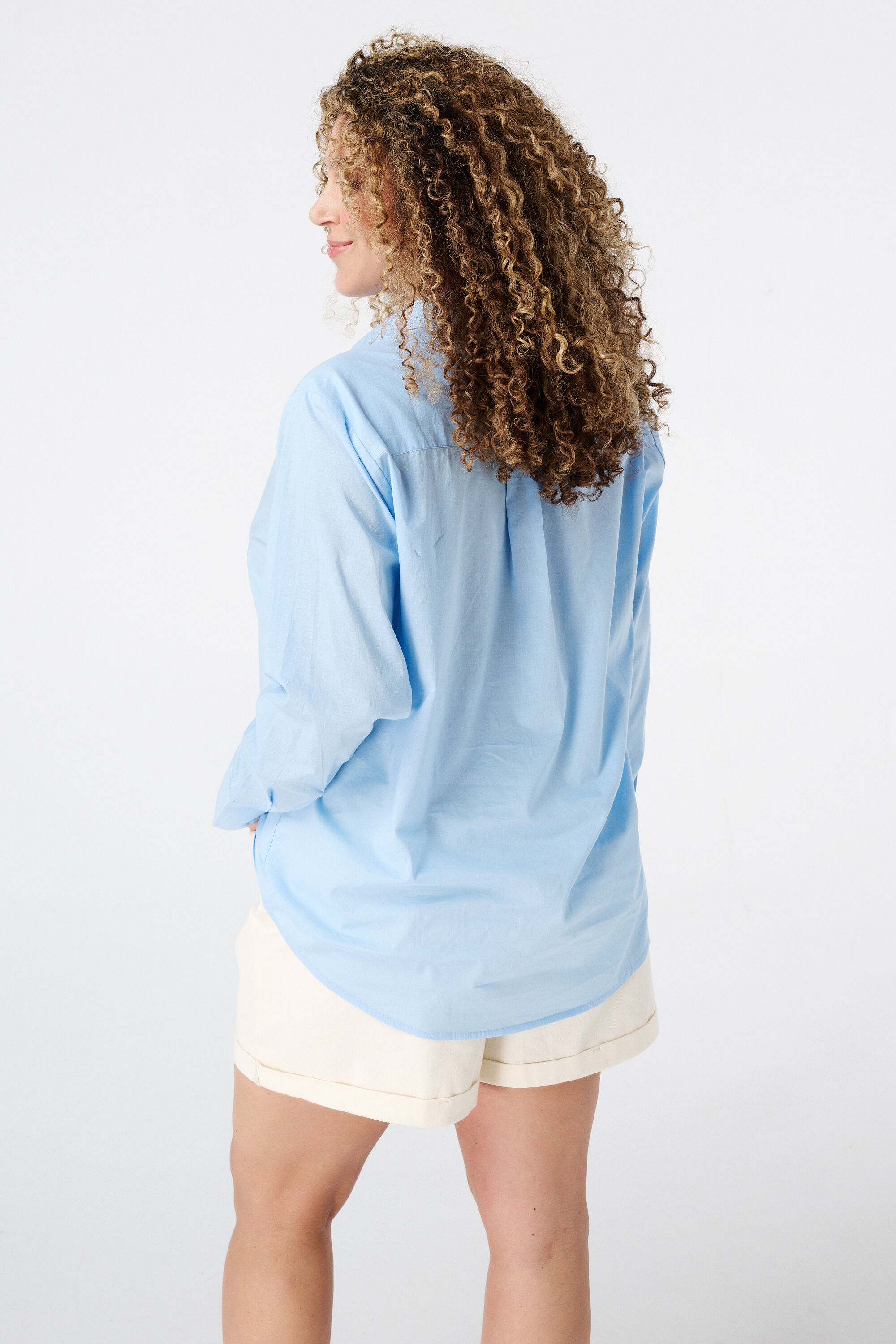 Katoenen overhemdblouse image number 3