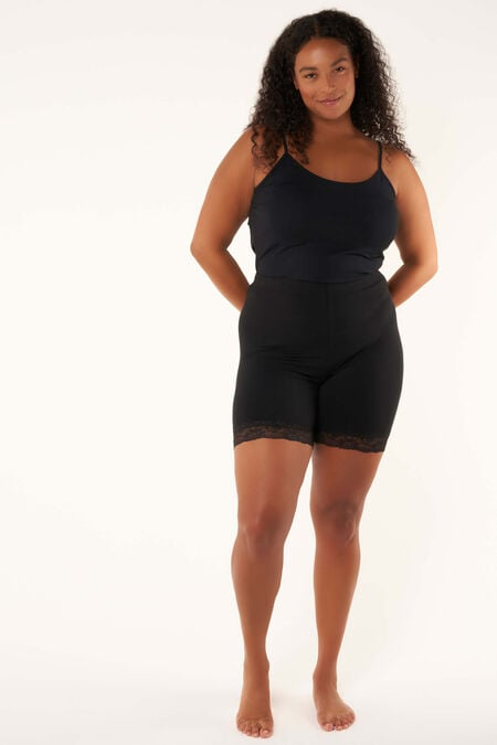 Korte legging met kant Korte legging met kant