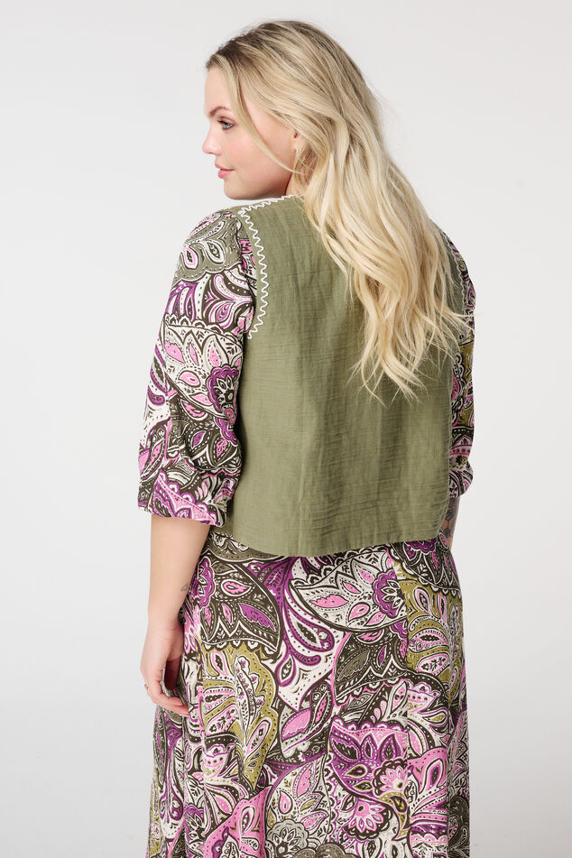 Gilet met borduursels  image number 3