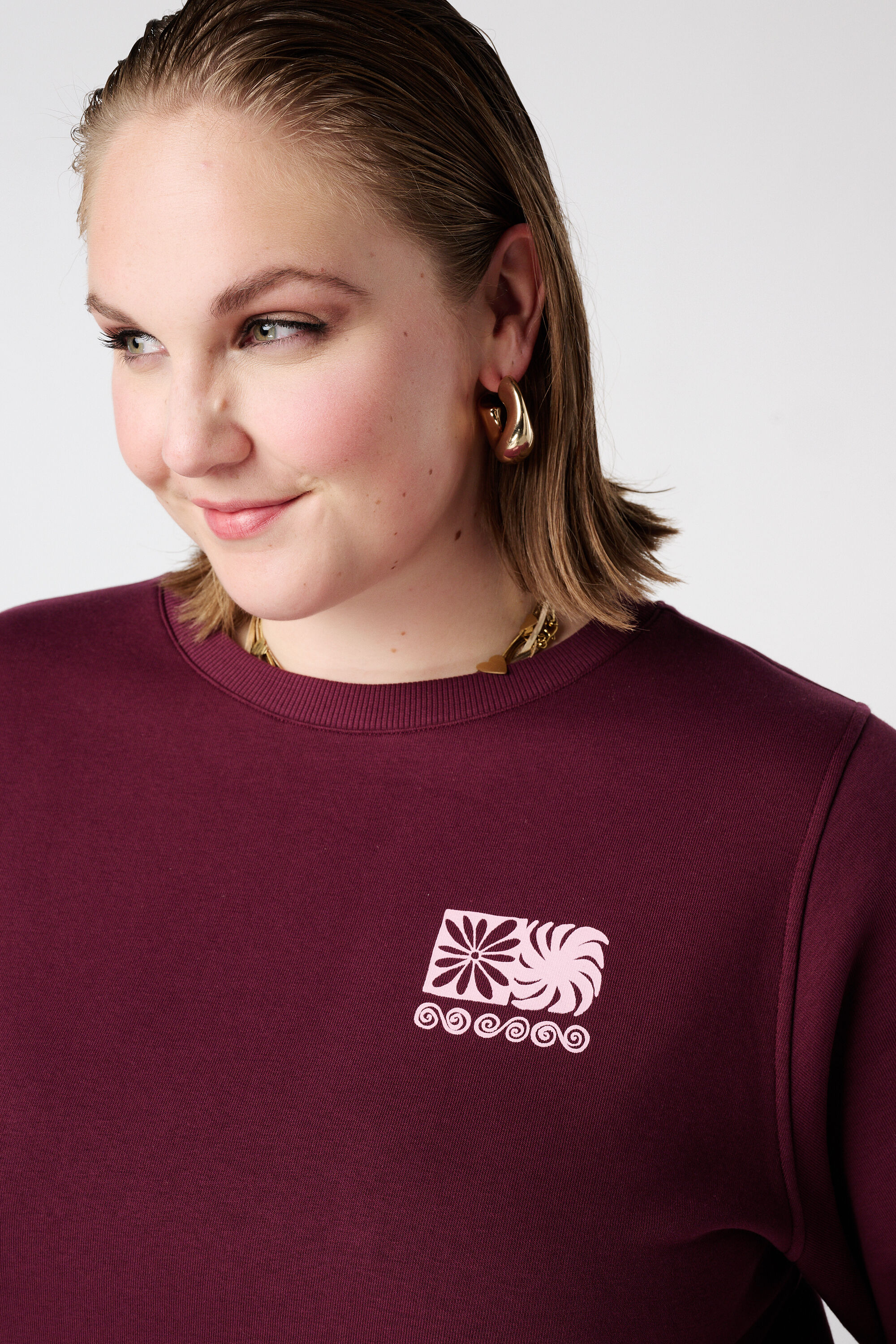 Sweater met backprint image number 4