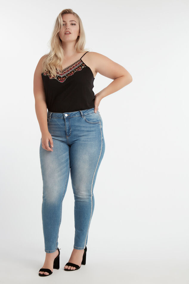 Jeans met glitterbies image number 0