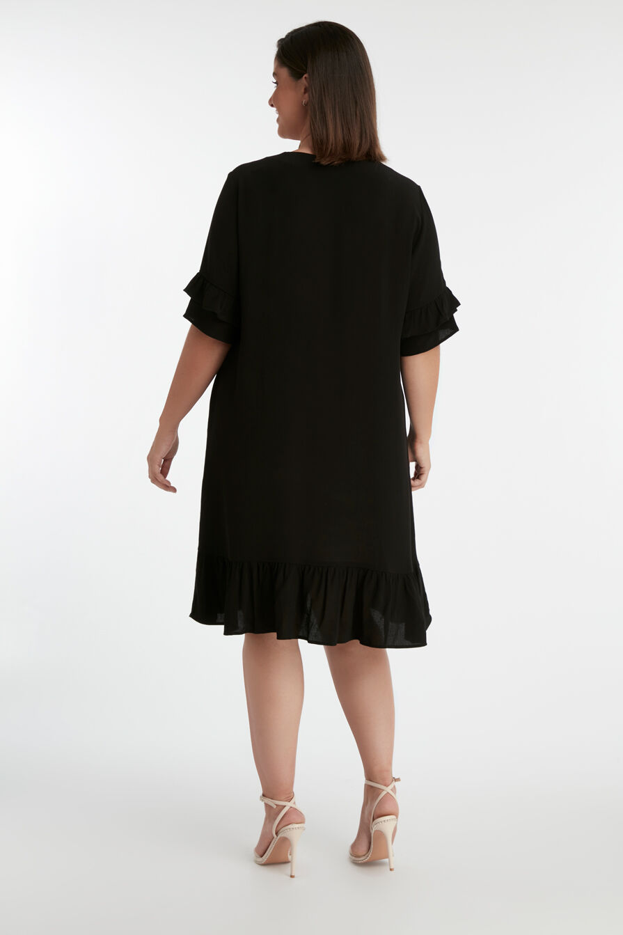 Jurk met volants image number 3