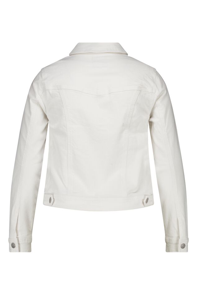 Denim jasje met stretch image number 2