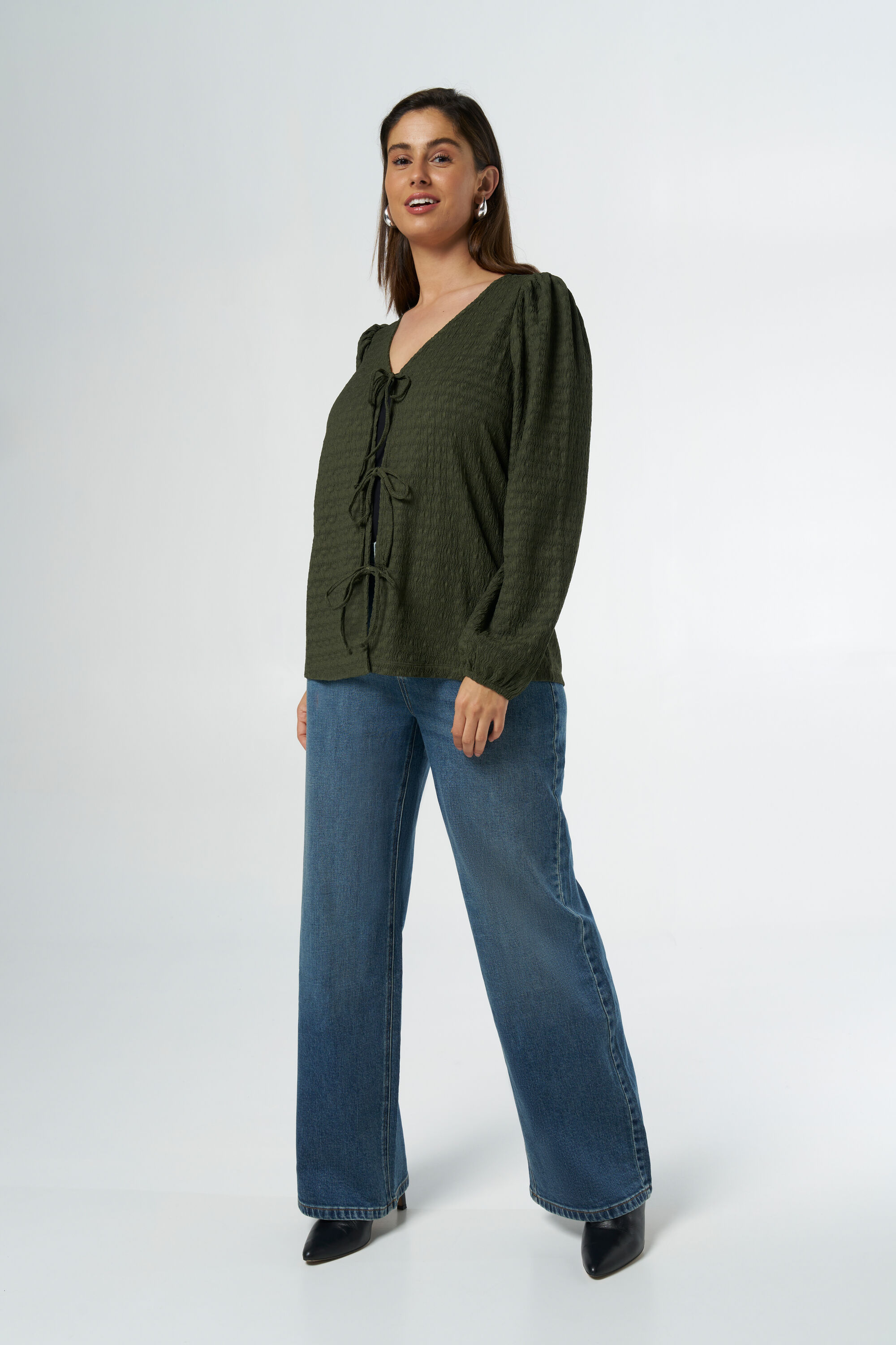 Top met strikjes image number 0