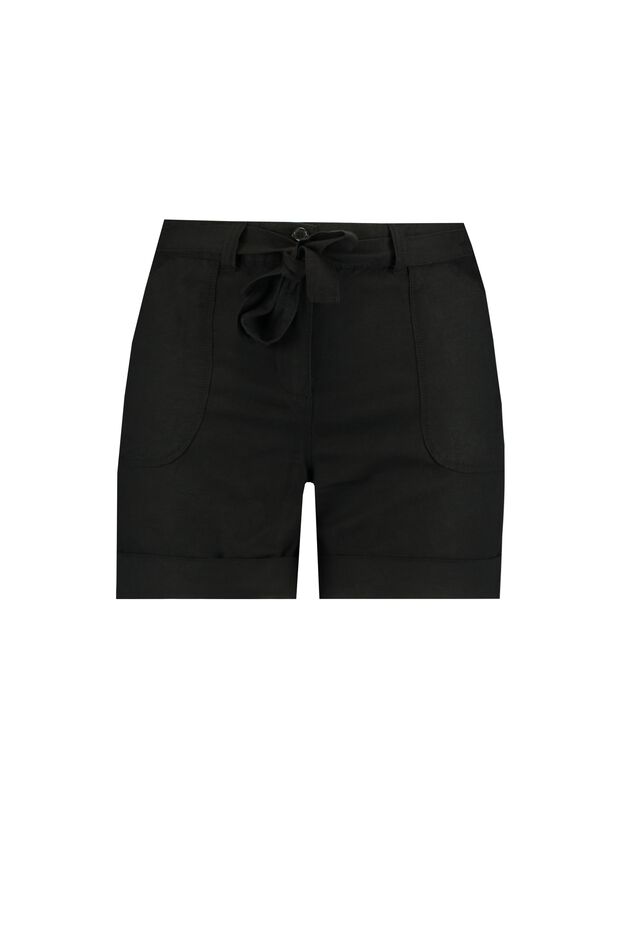 Short in linnenmix met borduursel image number 1