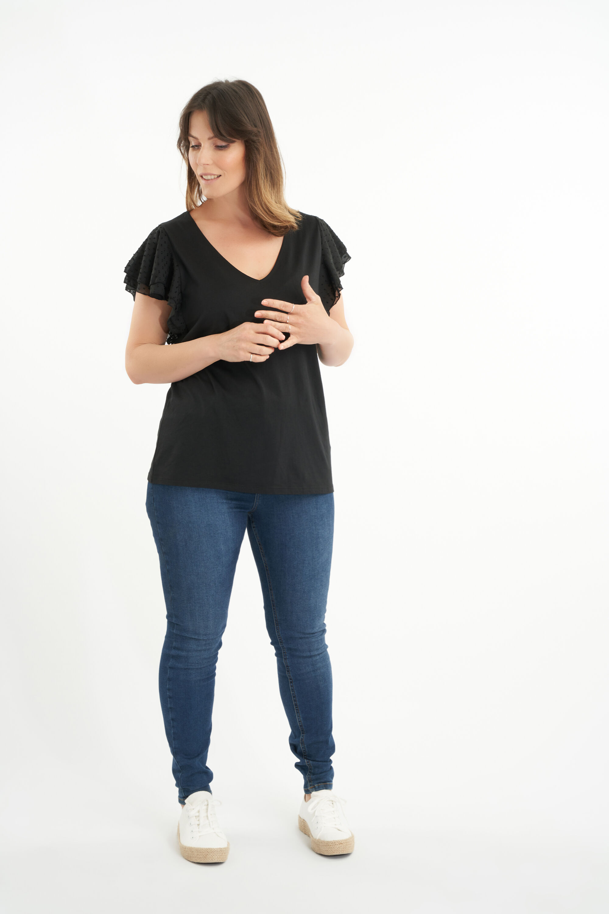 Top met sierlijke mouwtjes image number 6