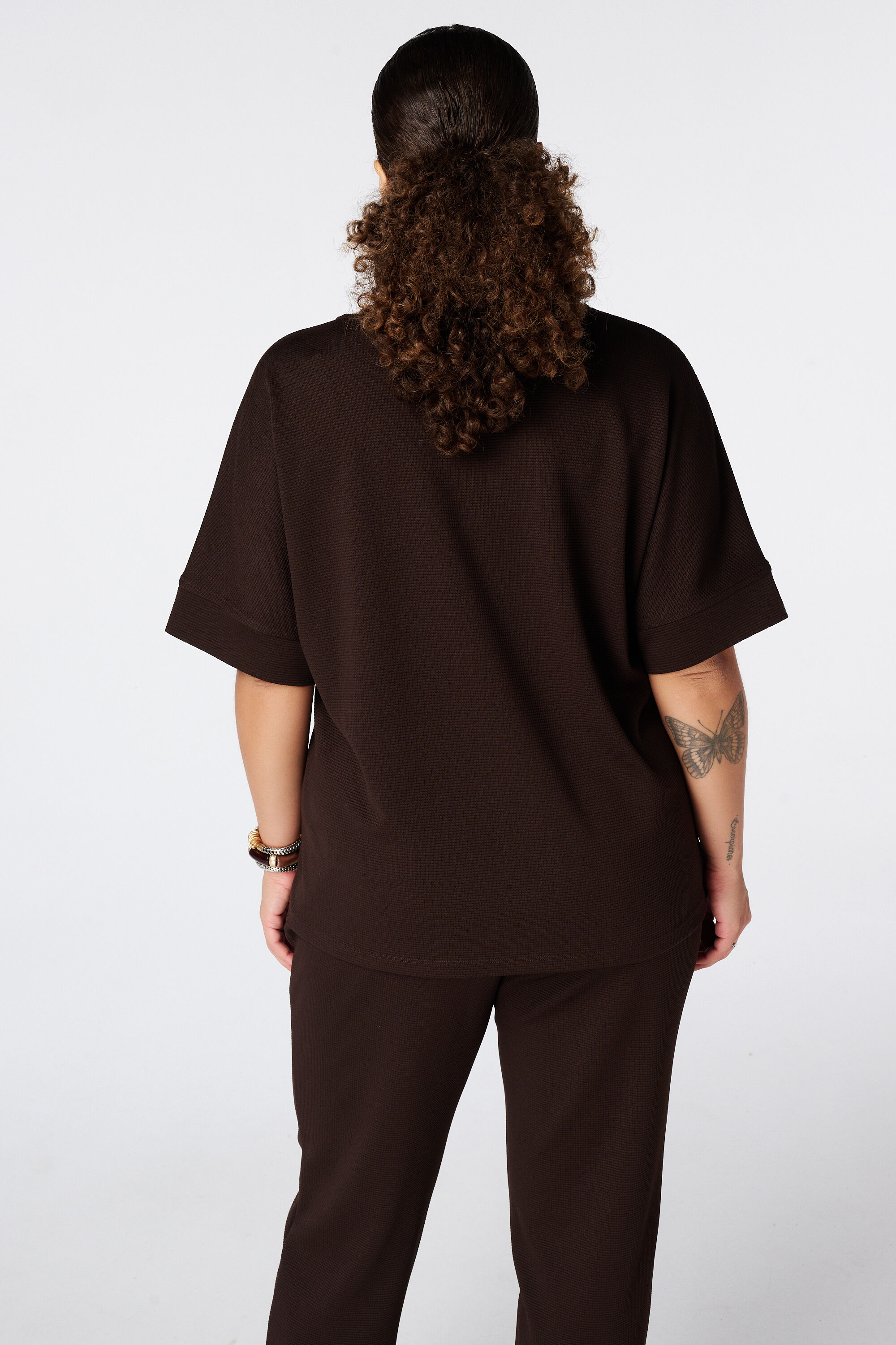 Basic top met wafelstructuur image number 3