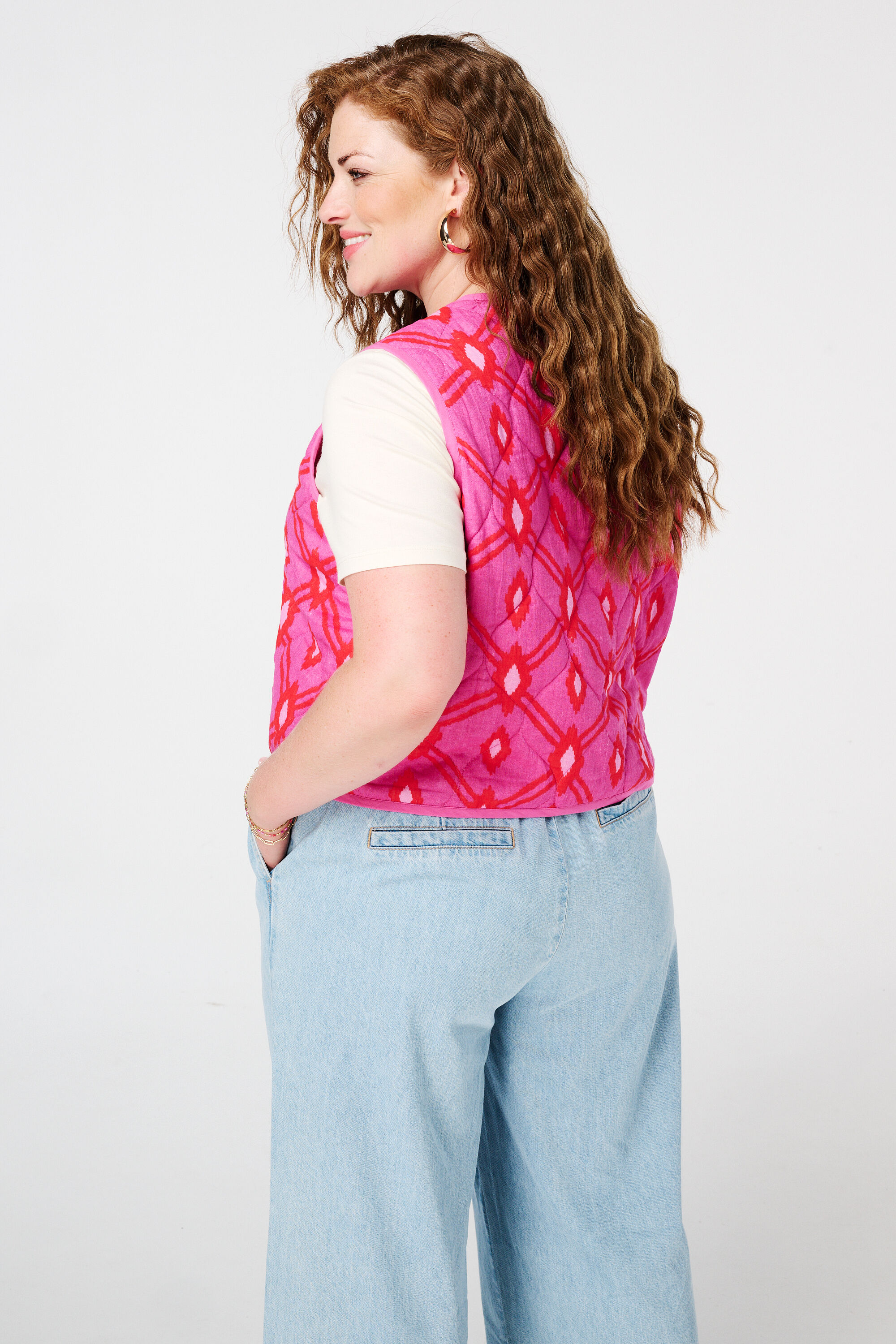 Gilet met print image number 3