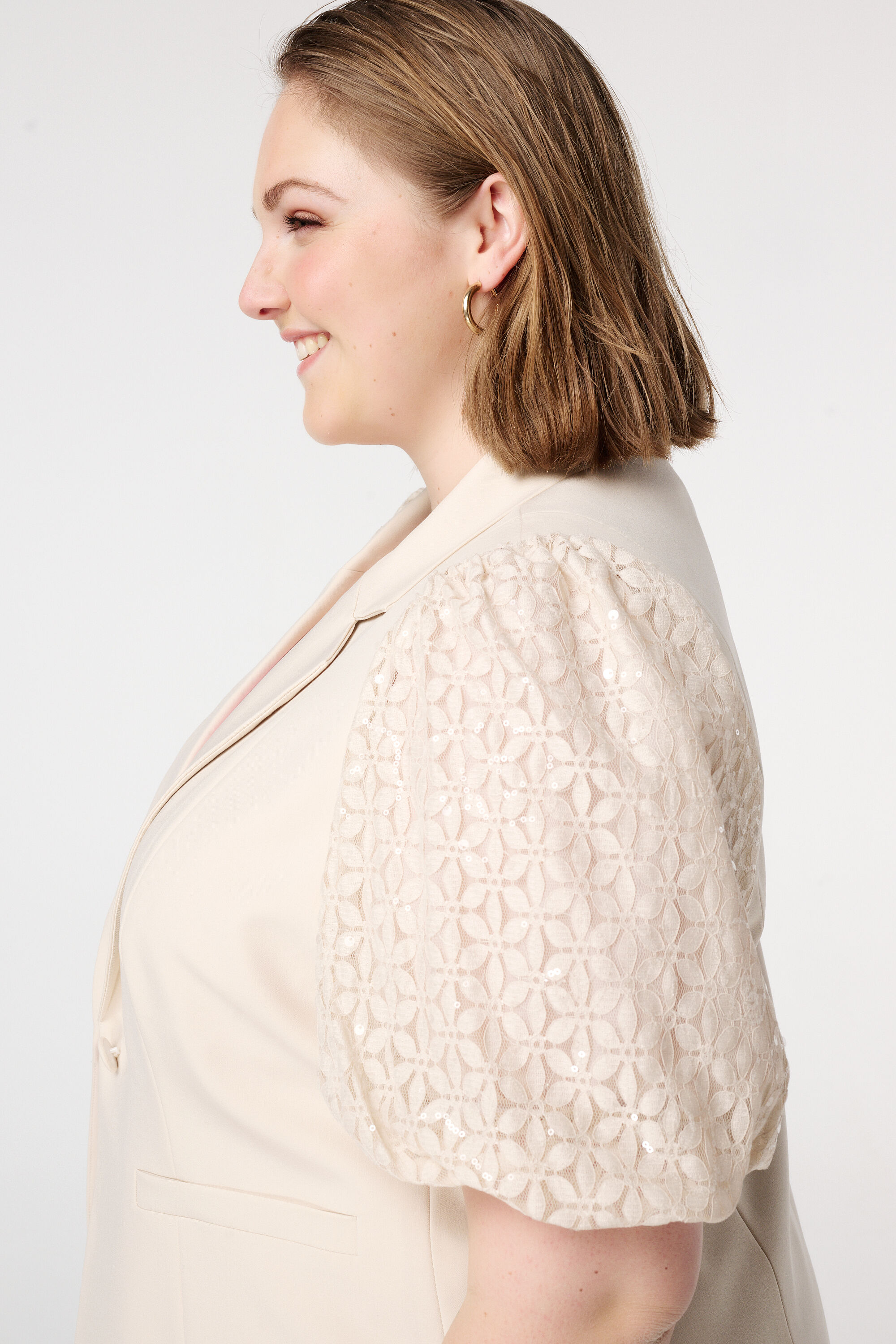 Blazer met pofmouwen image number 4