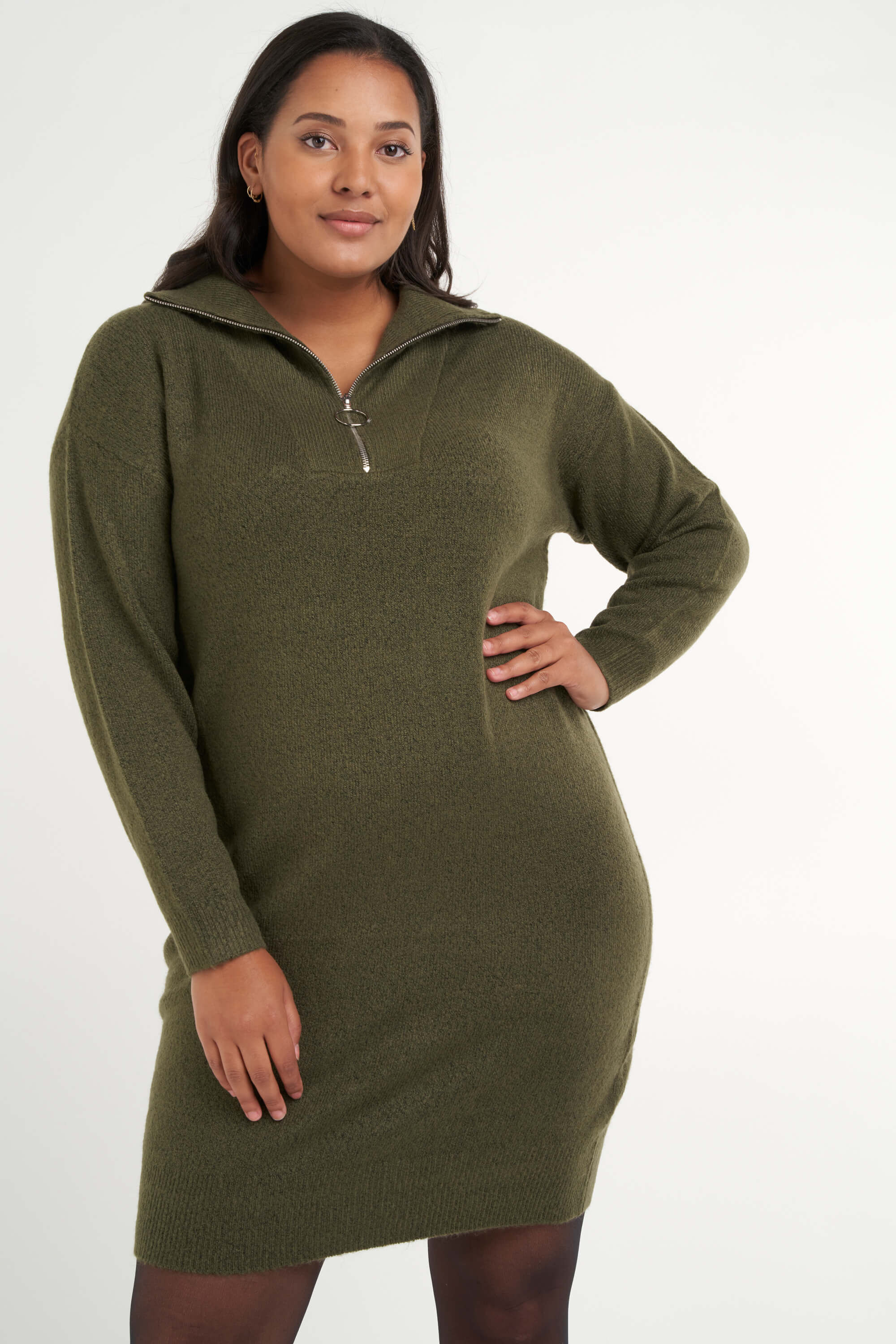 Lange trui met rits  image number 5