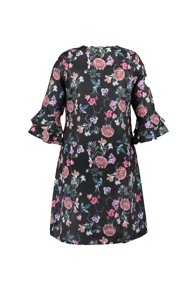 Tuniekjurk met bloemenprint image number 2