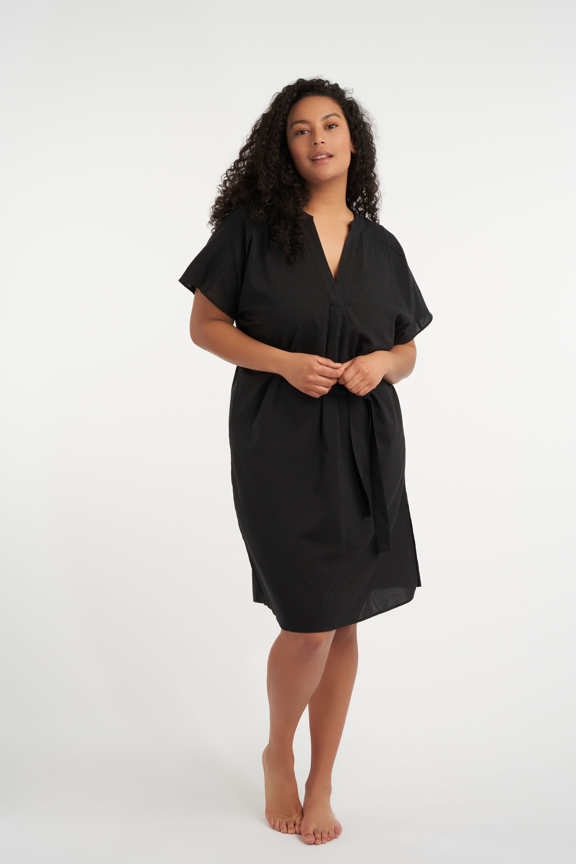 Lange uitlopende blouse  image number 4