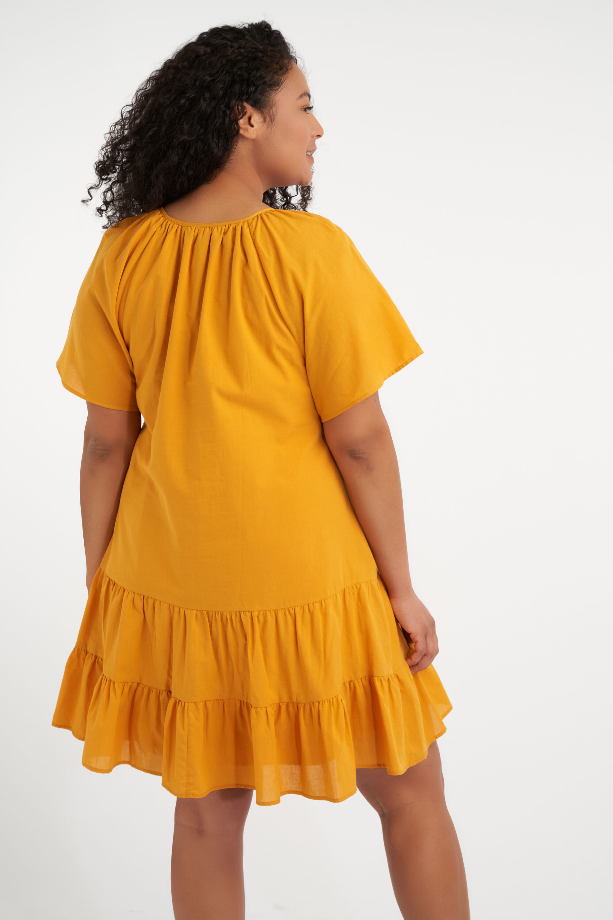 Korte a-lijn jurk image number 3