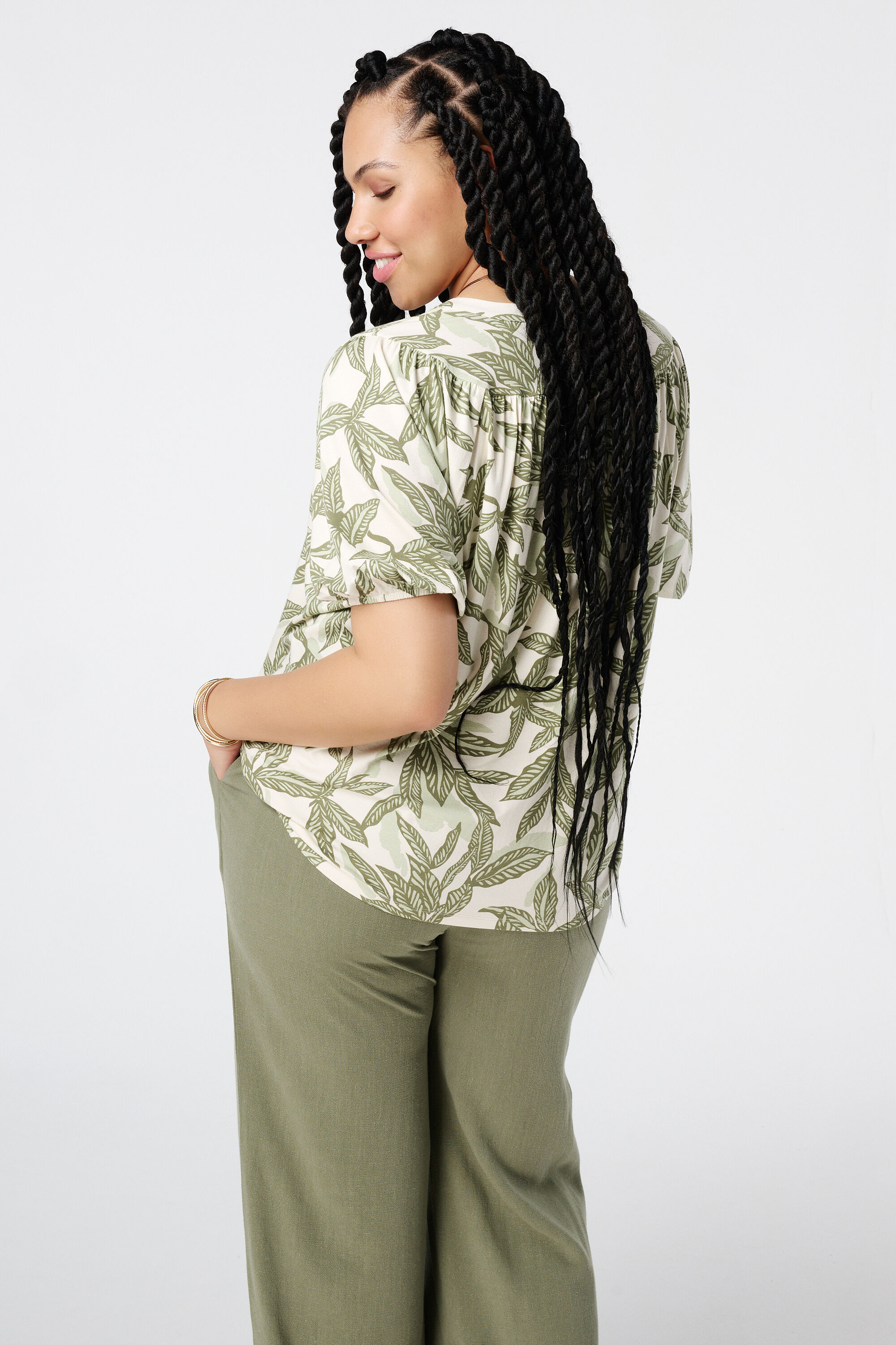 Luchtige top met print image number 3