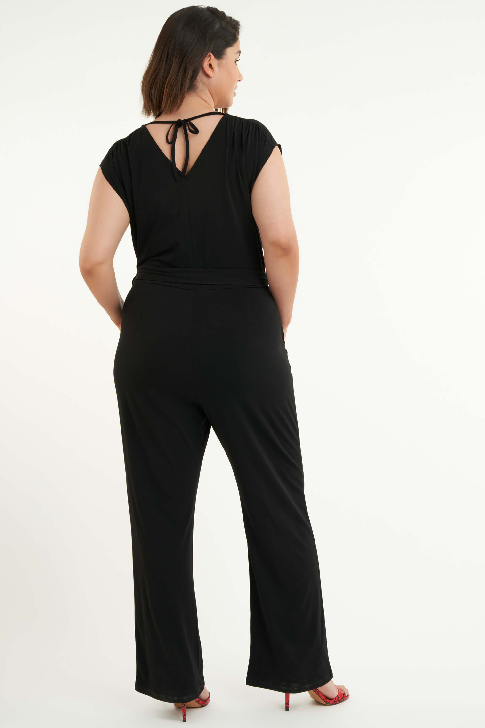 Jumpsuit met ceintuur image number 4