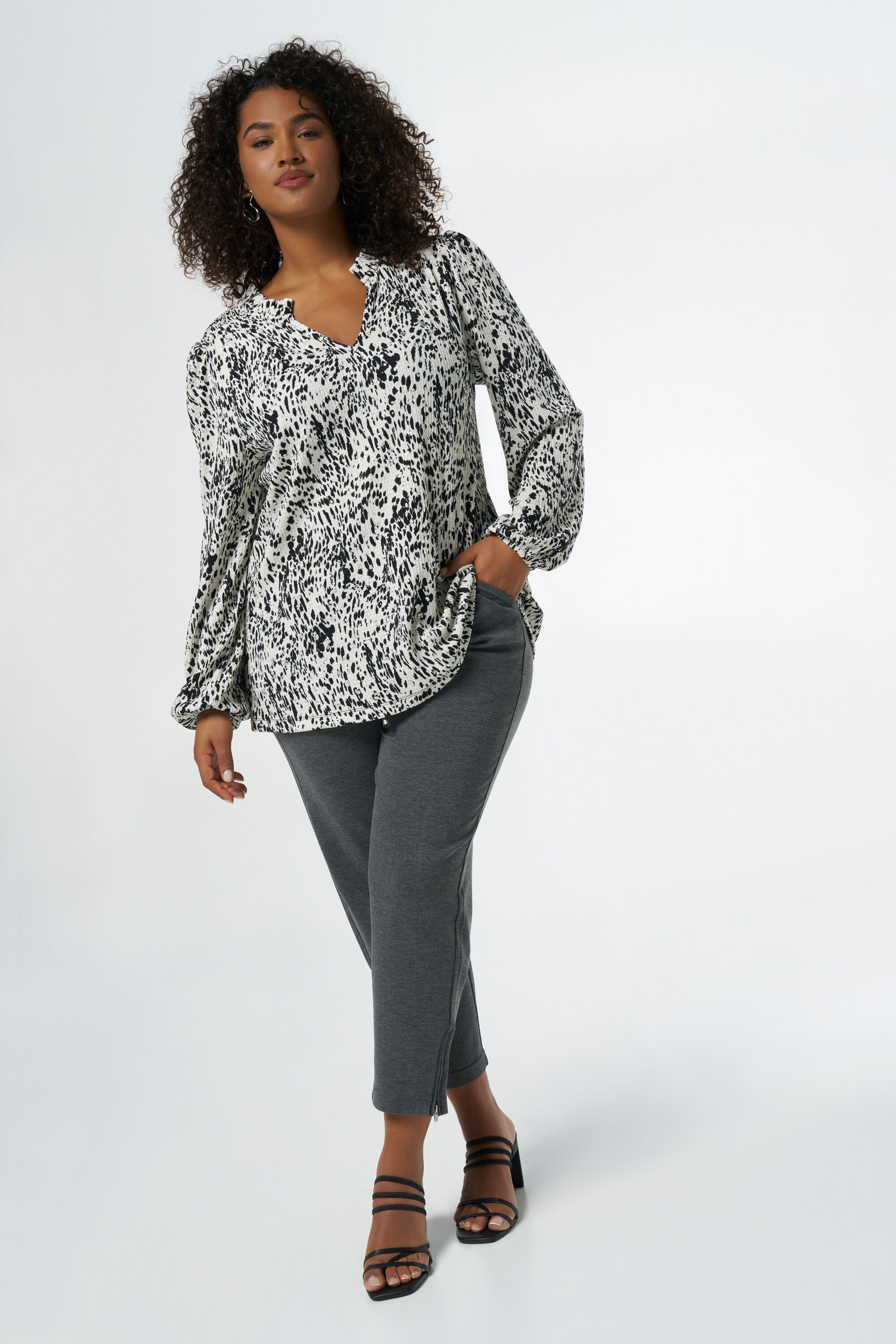 Blouse met dierenprint image number 5