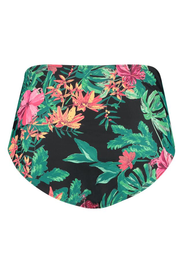 High waisted bikini broekje met print image number 2