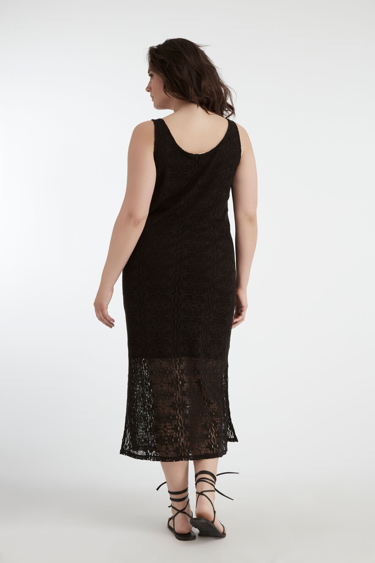 Lange crochet jurk image number 4