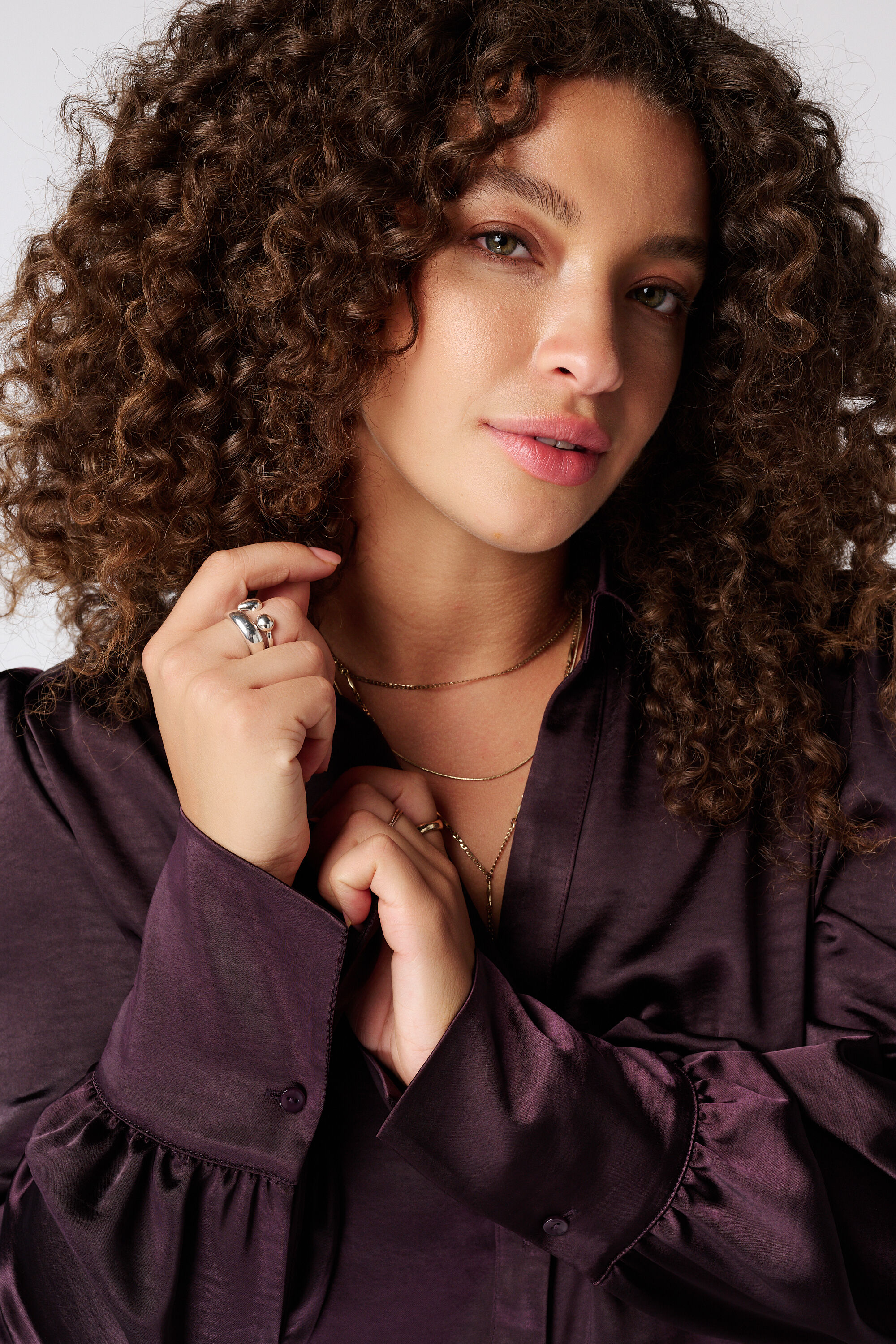 Blouse met satijnlook image number 4