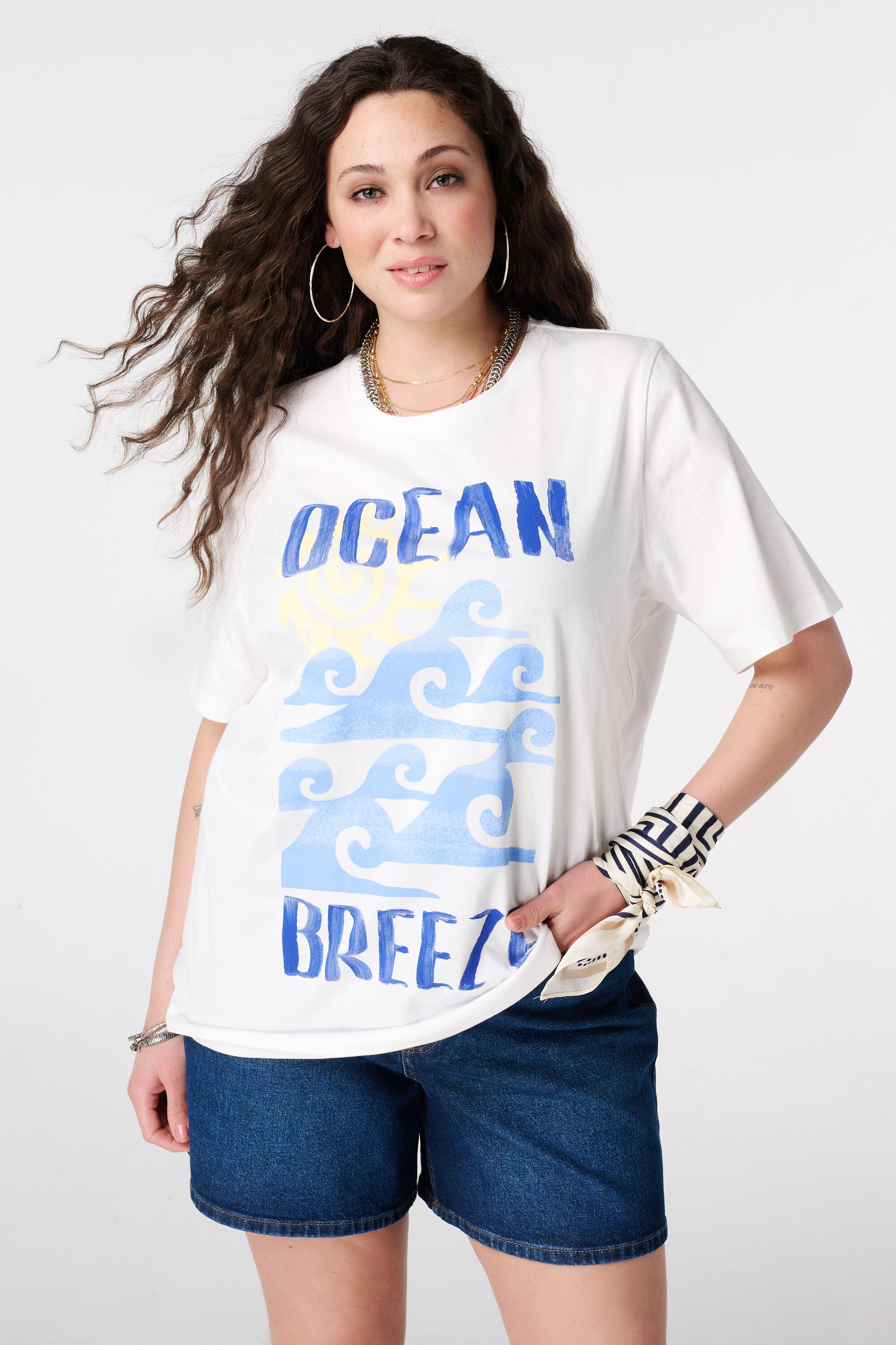 T-shirt met print