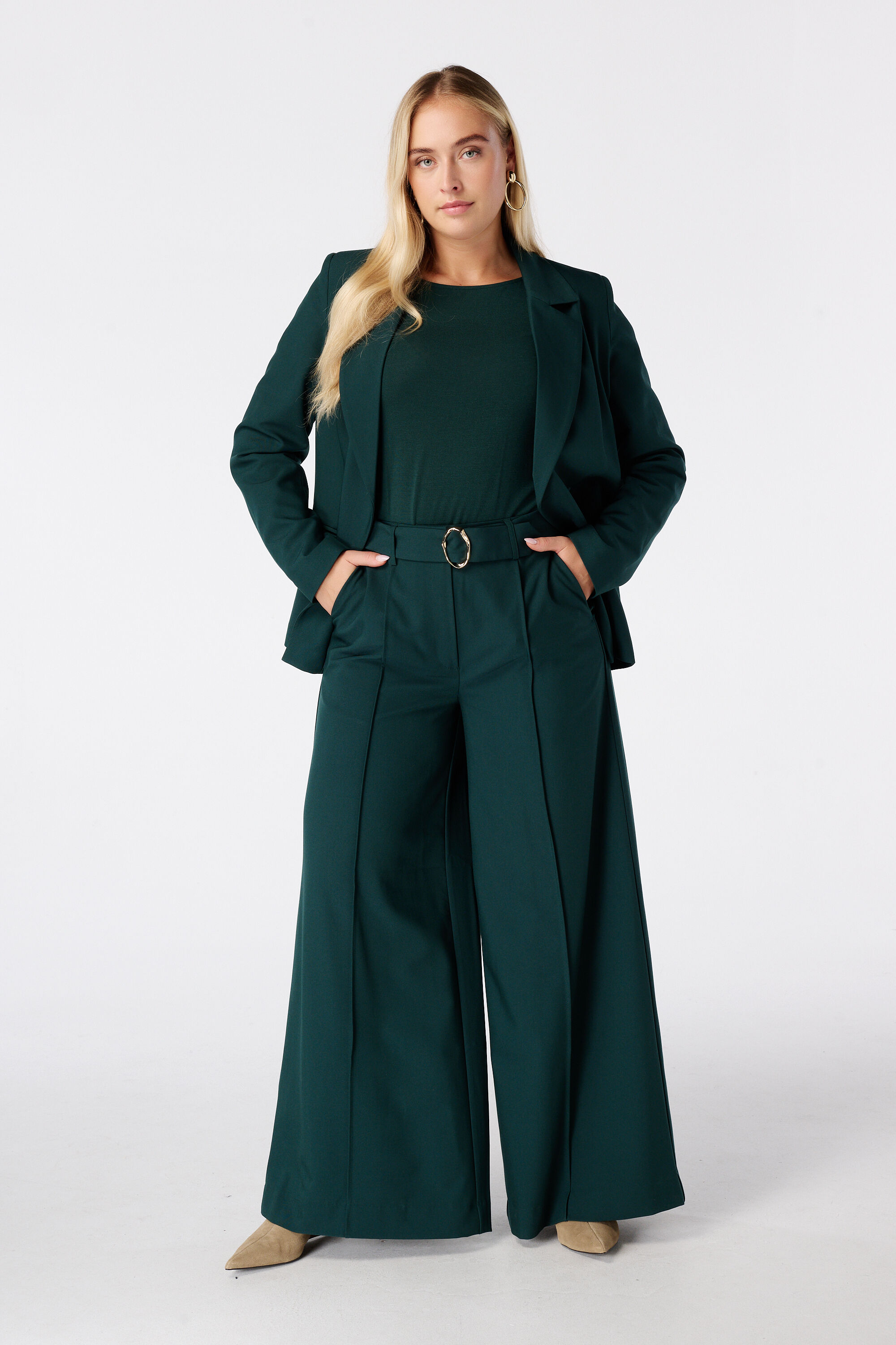 Wide leg pantalon