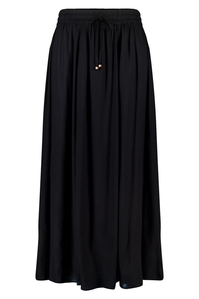 Maxi rok met elastische taille image number 1