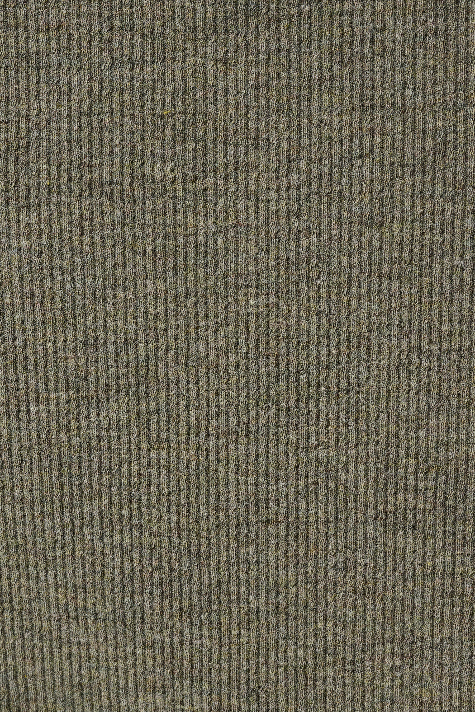 Ribstof top met v-hals image number 6