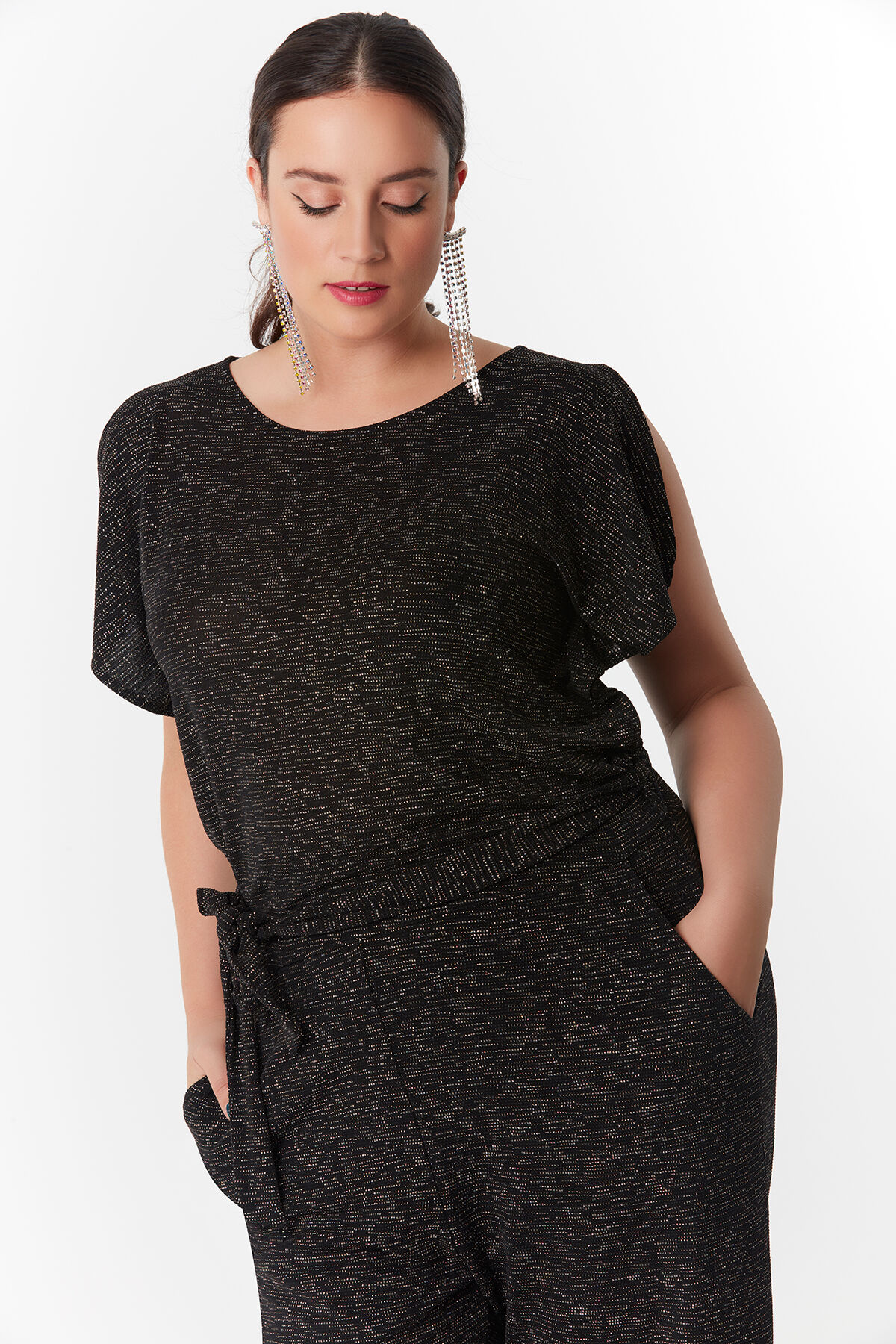 Glitter jumpsuit image number 4