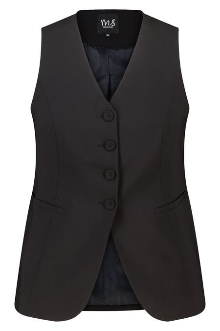 Gilet met knoopsluiting
