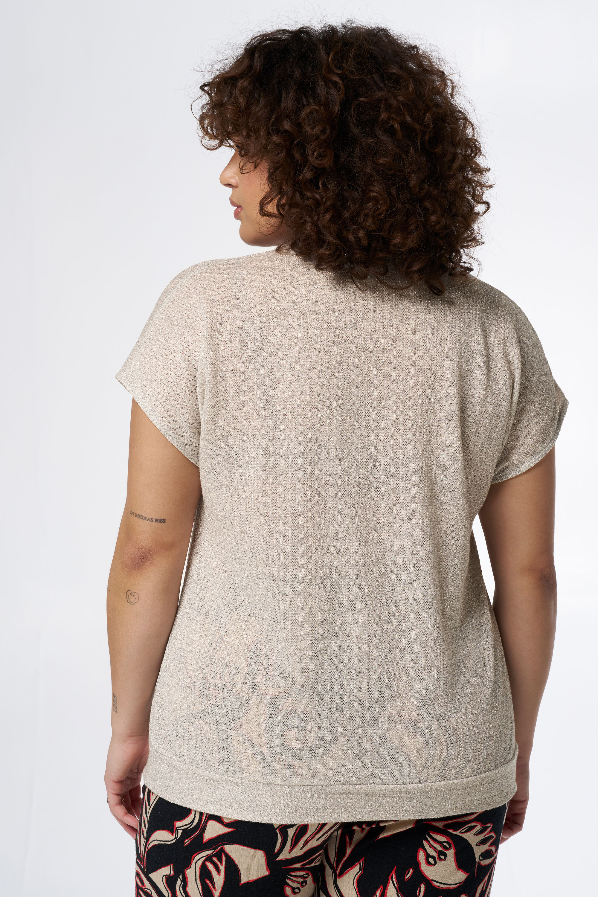 Top met metallic  image number 3