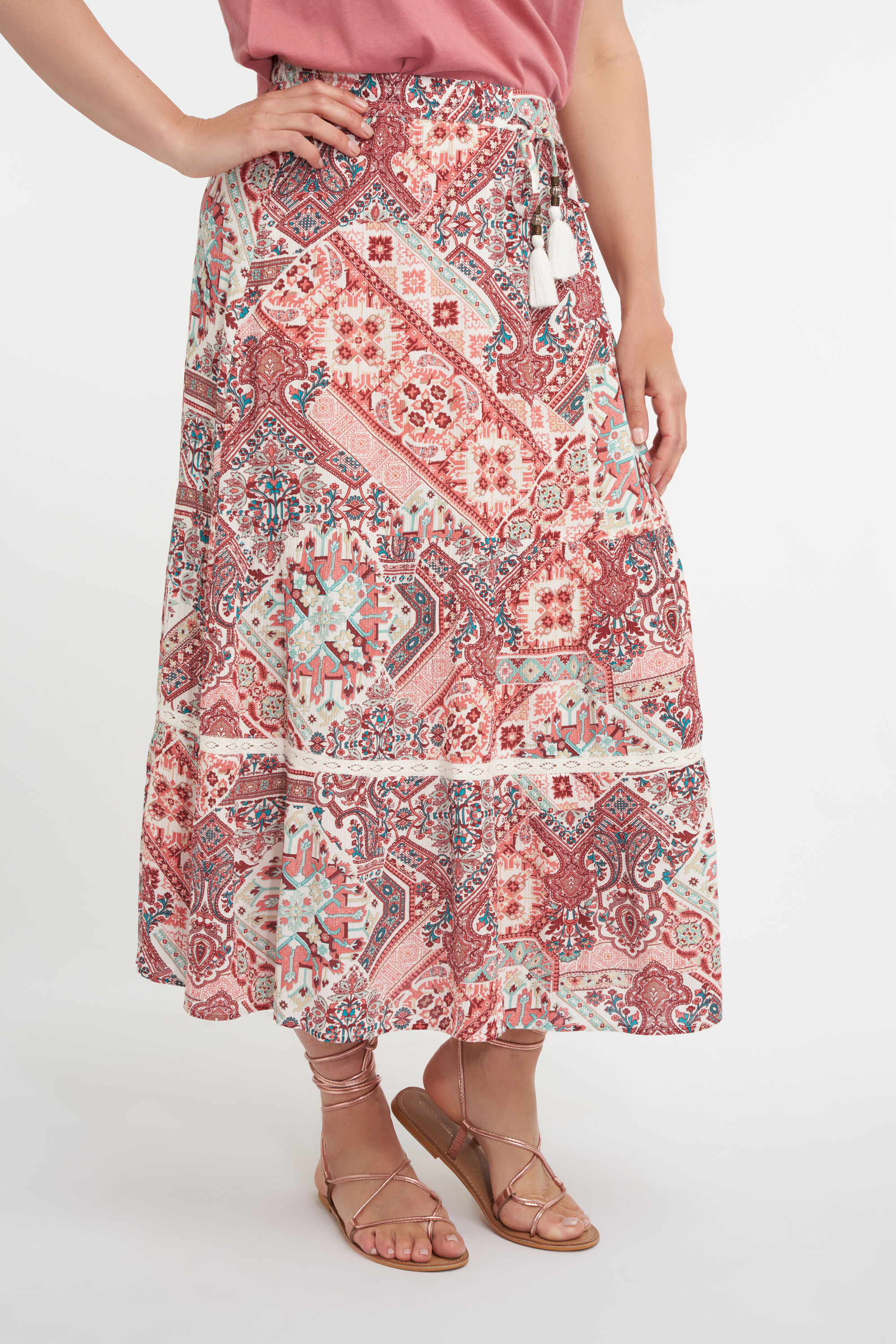 Lange rok met print image number 5