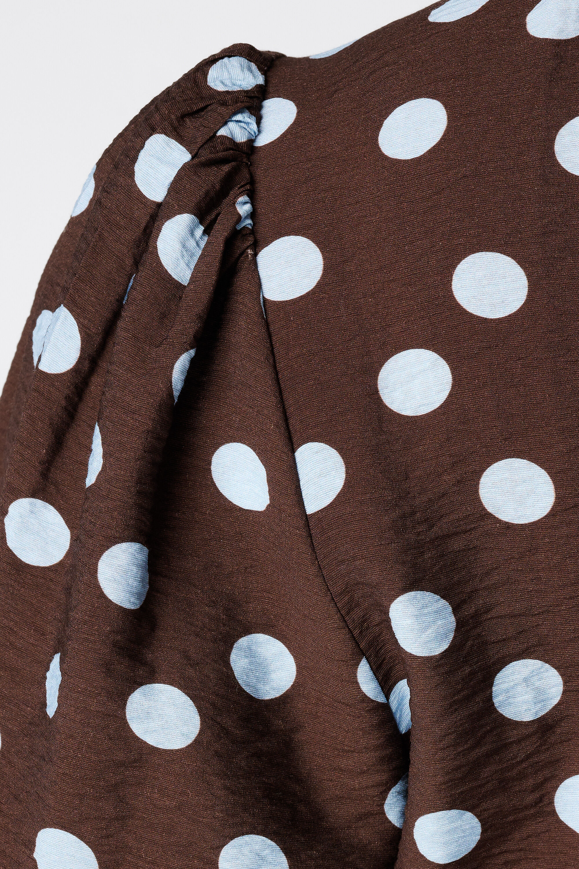 Getailleerde blouse met polka dot image number 6