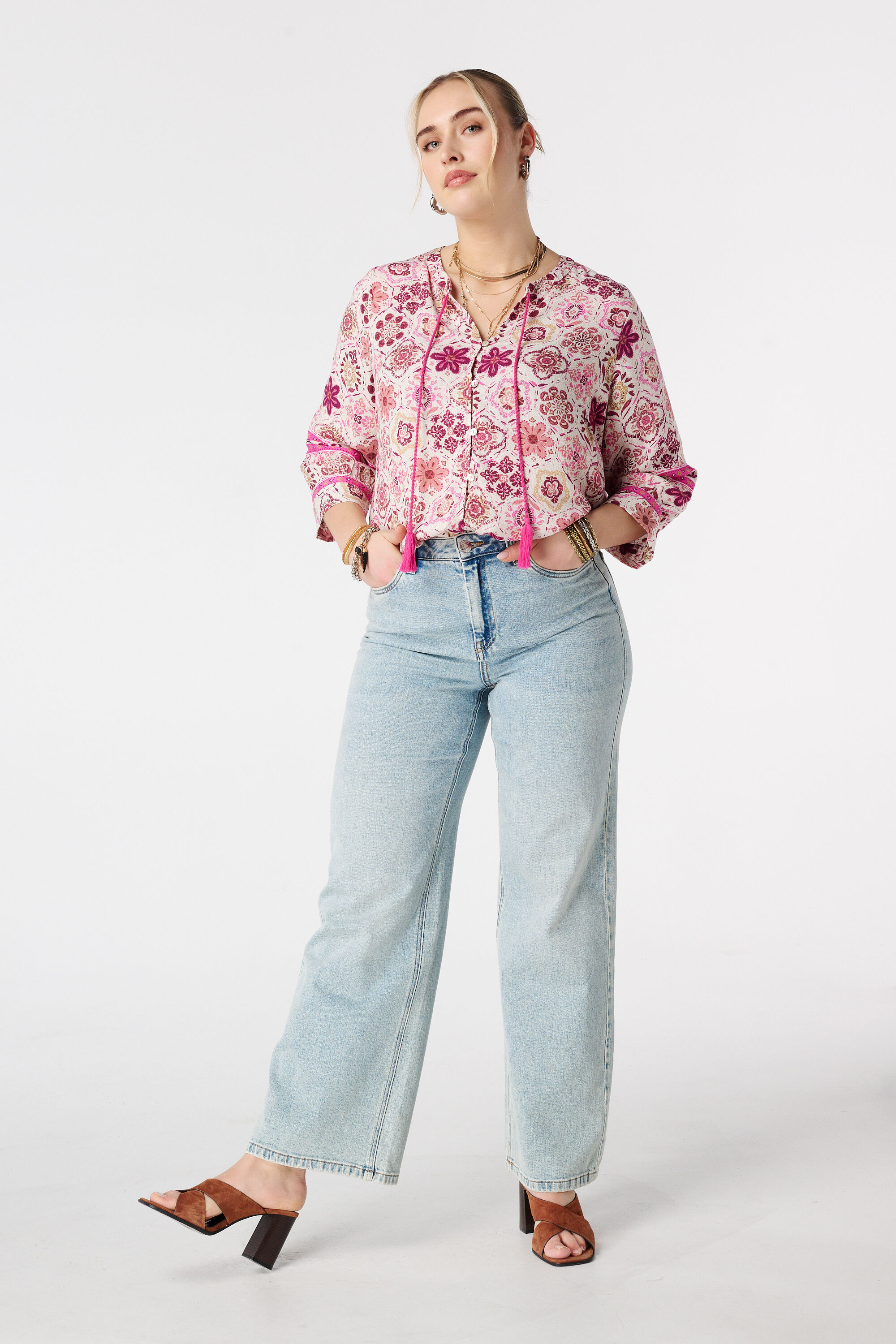 Blouse met knoopsluiting image number 5