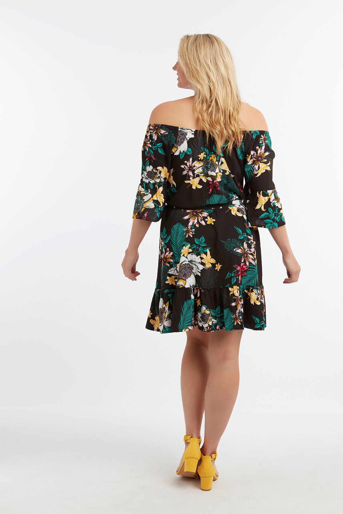 Jurk met bloemenprint image number 4