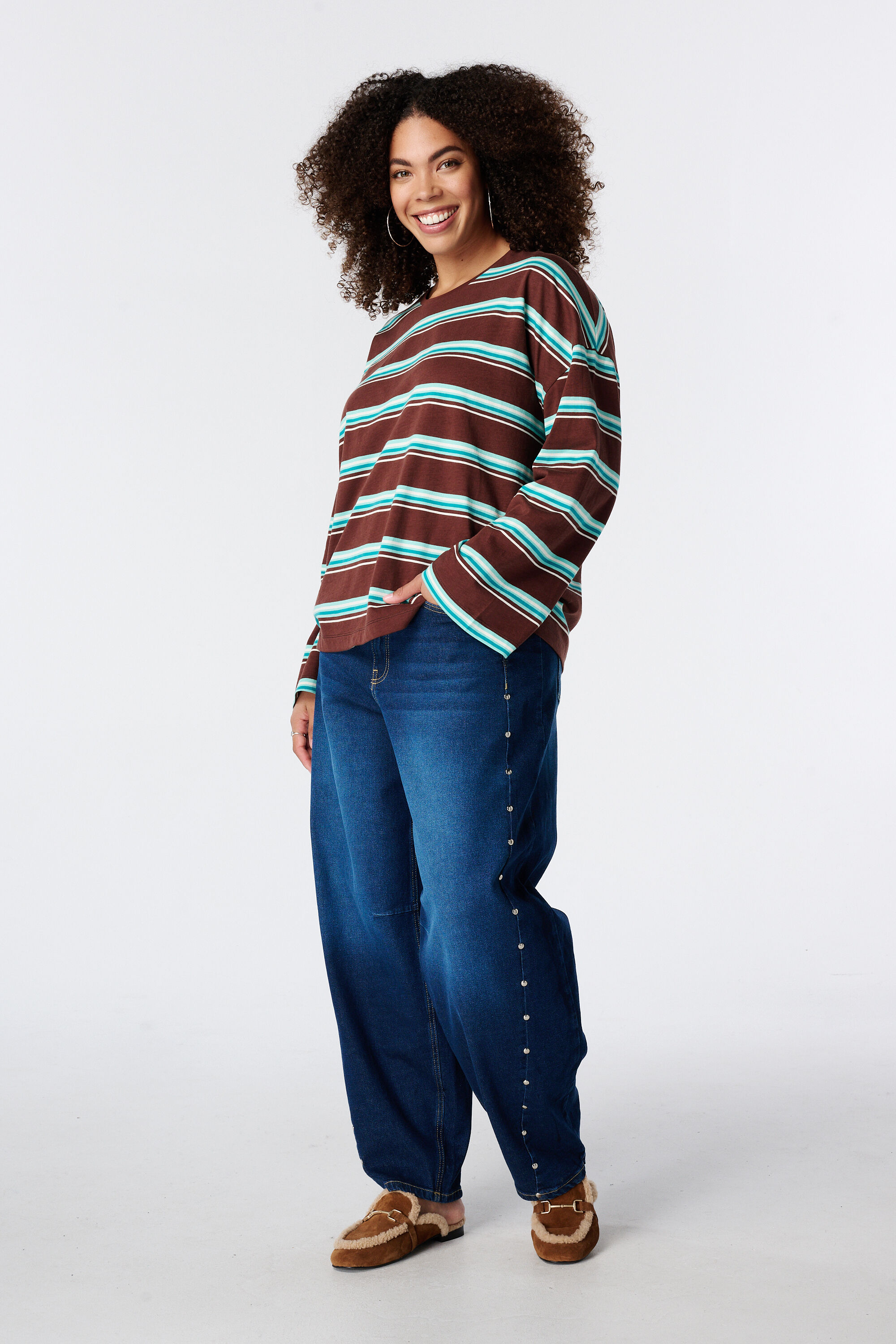 Gestreepte longsleeve image number 5